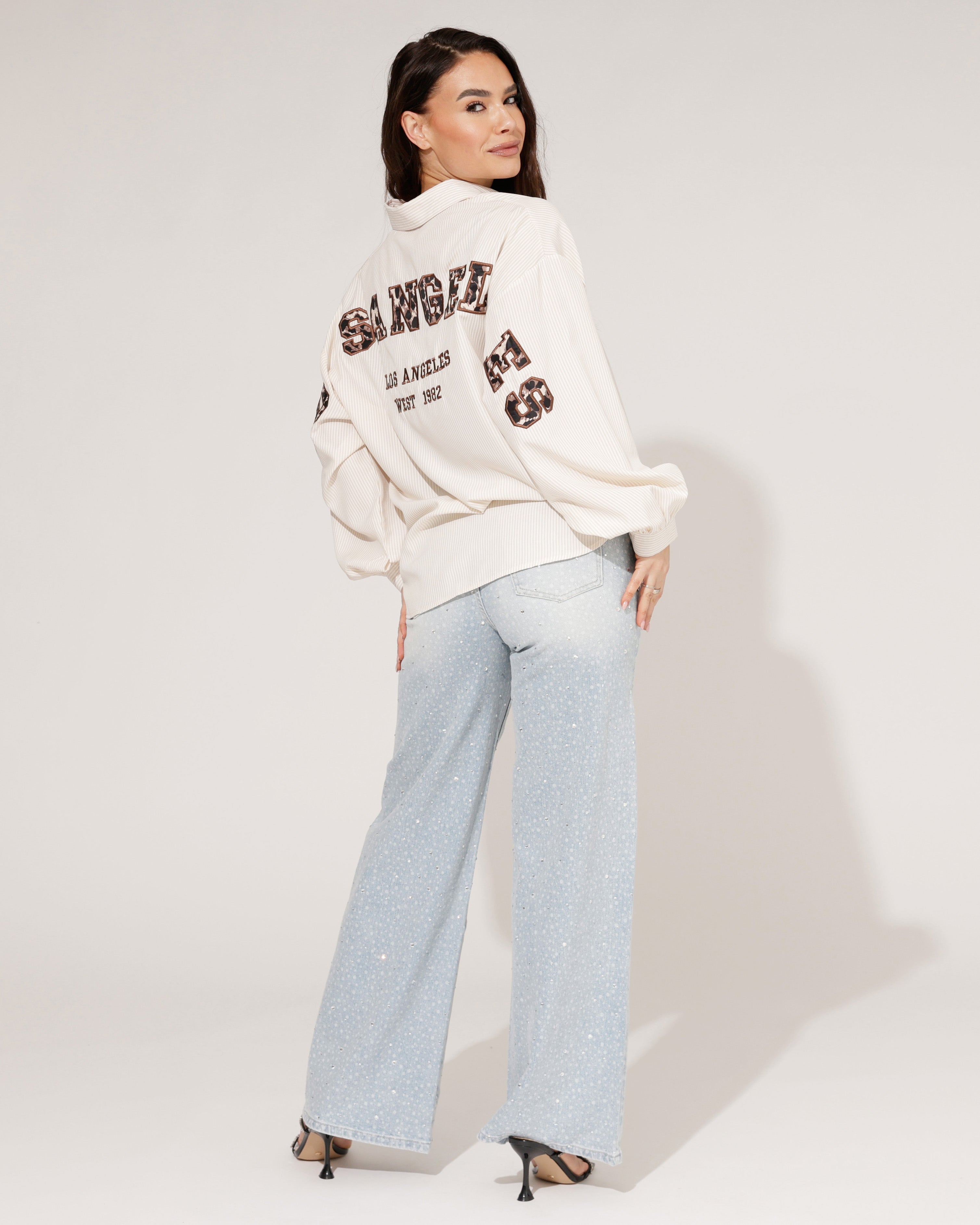Hello Miss | Wide leg jeans Lesley Lichtblauw