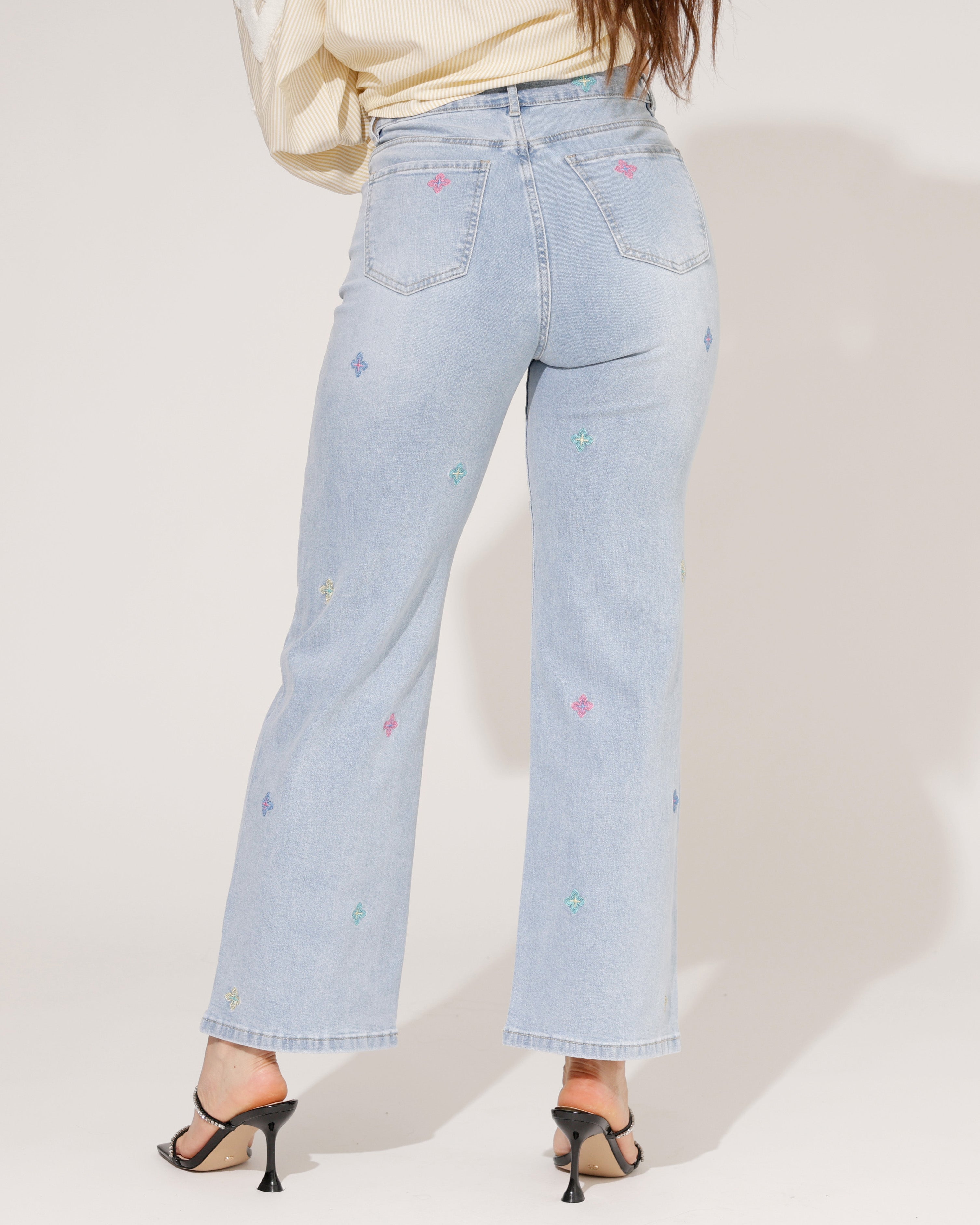 Zac & Zoe | Wide leg jeans Suzy Lichtblauw