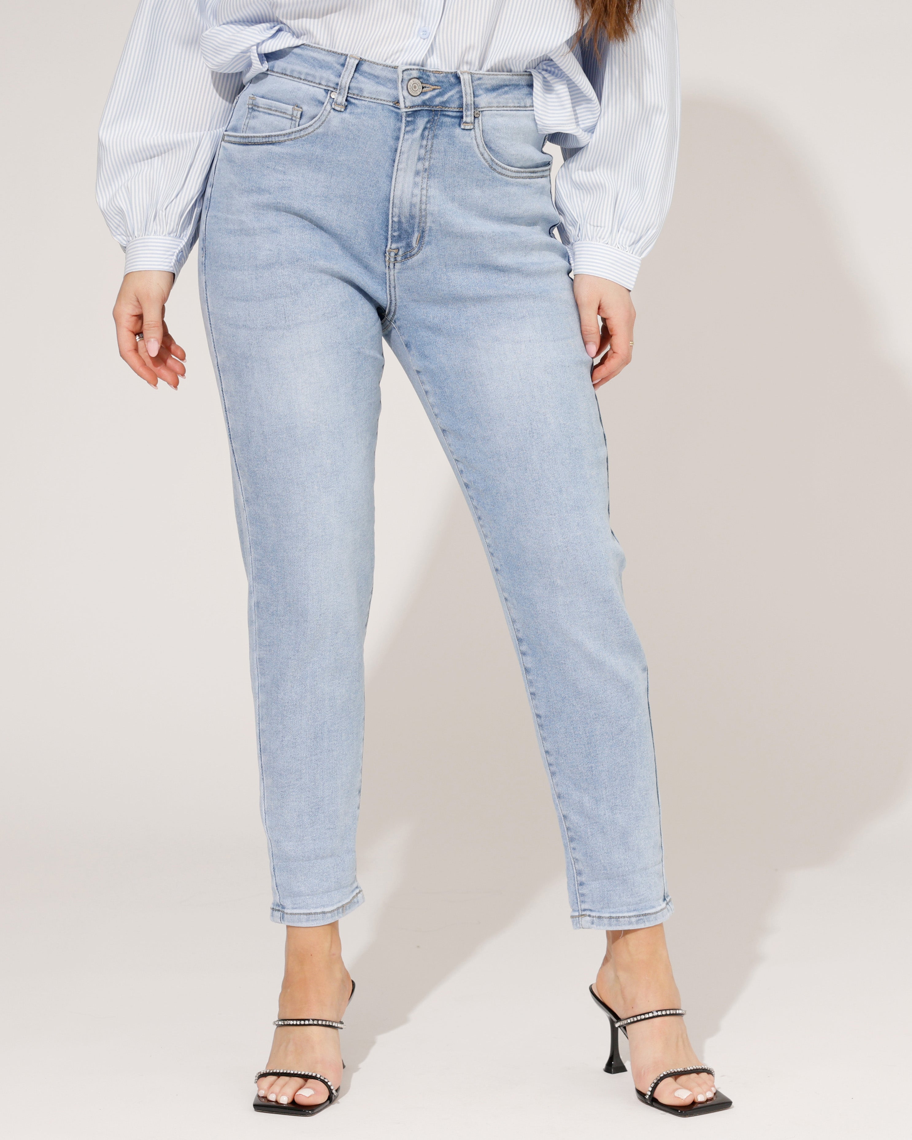 Redseventy | Mom jeans Gigi-24 Lichtblauw