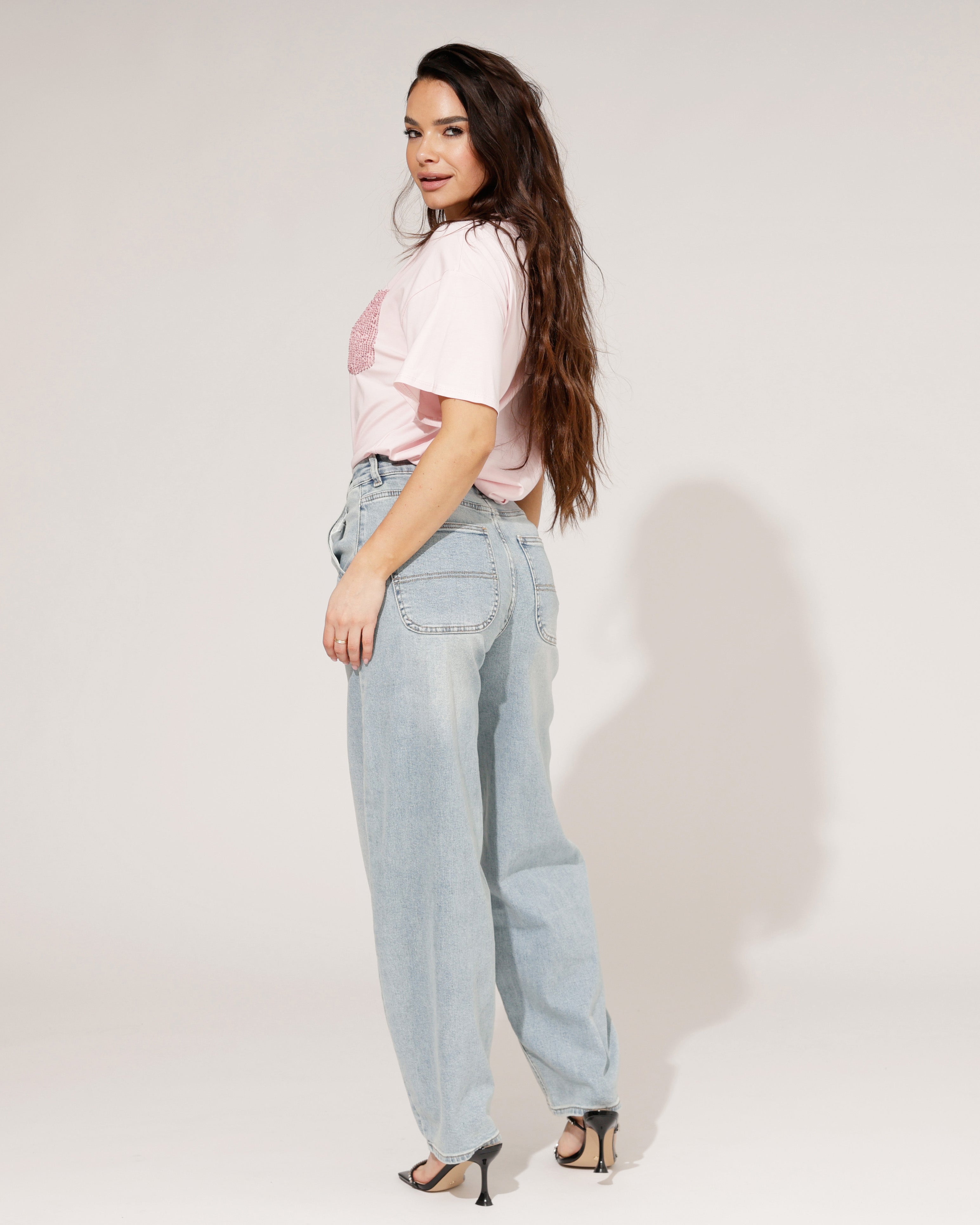 Laulia | Barrel jeans Ziva Blauw