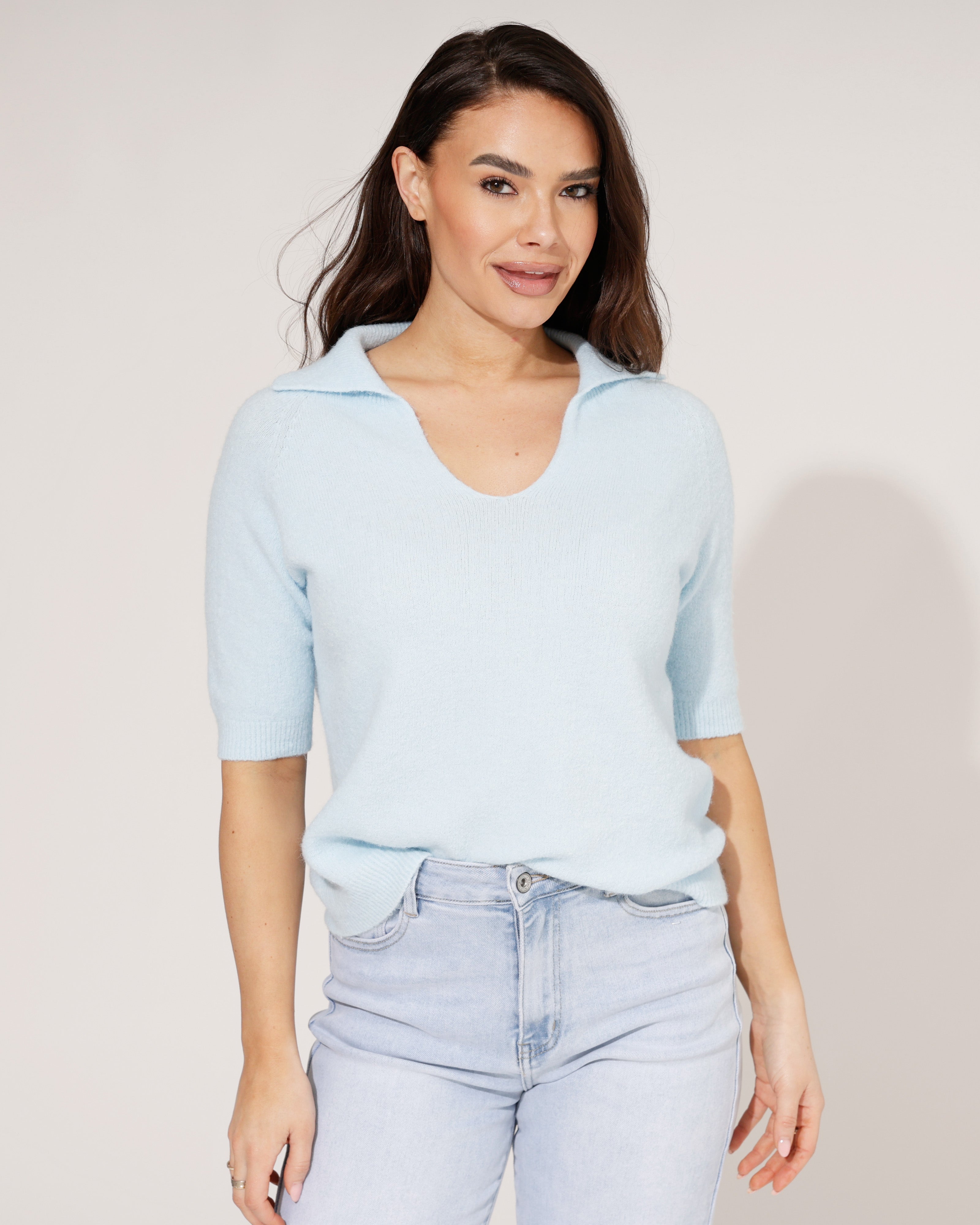 Top Sherin Lichtblauw