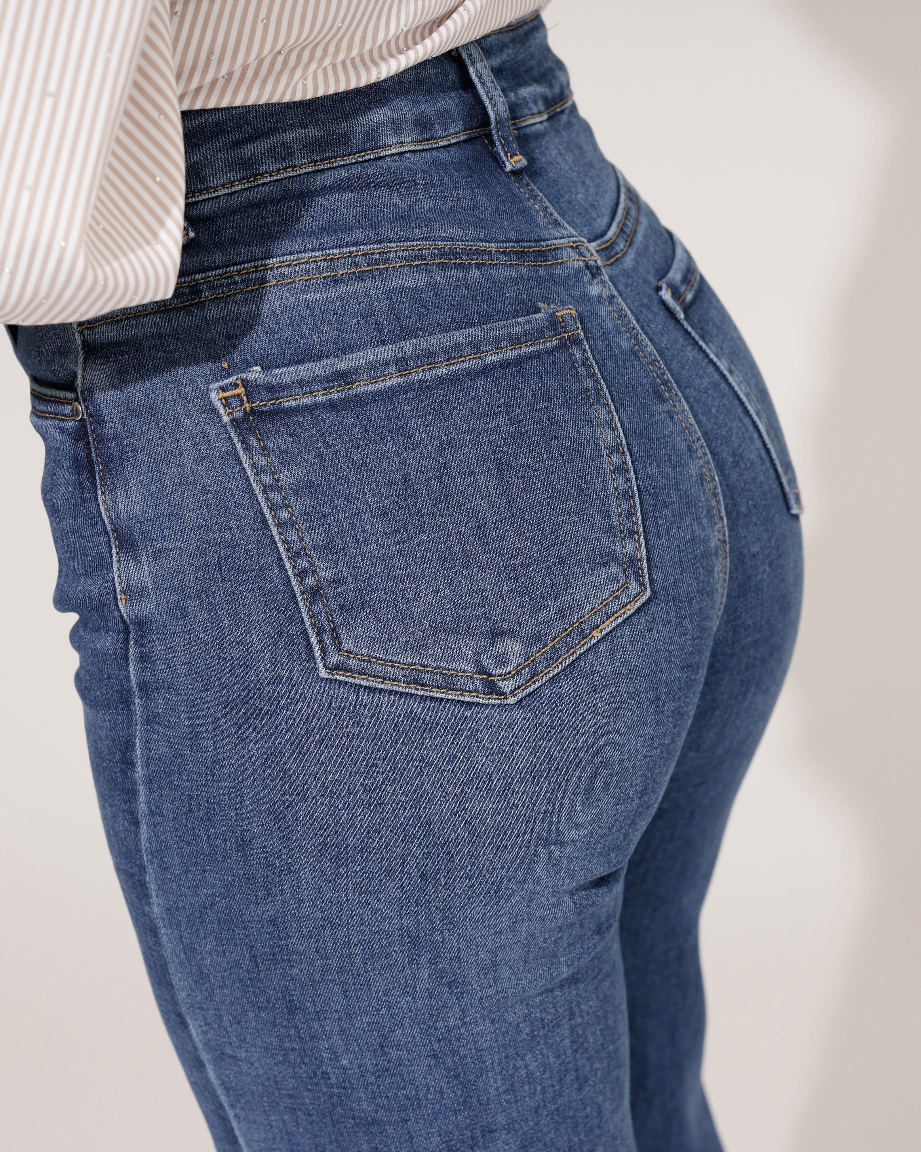 Goodies | Wide leg jeans Savvy Donkerblauw