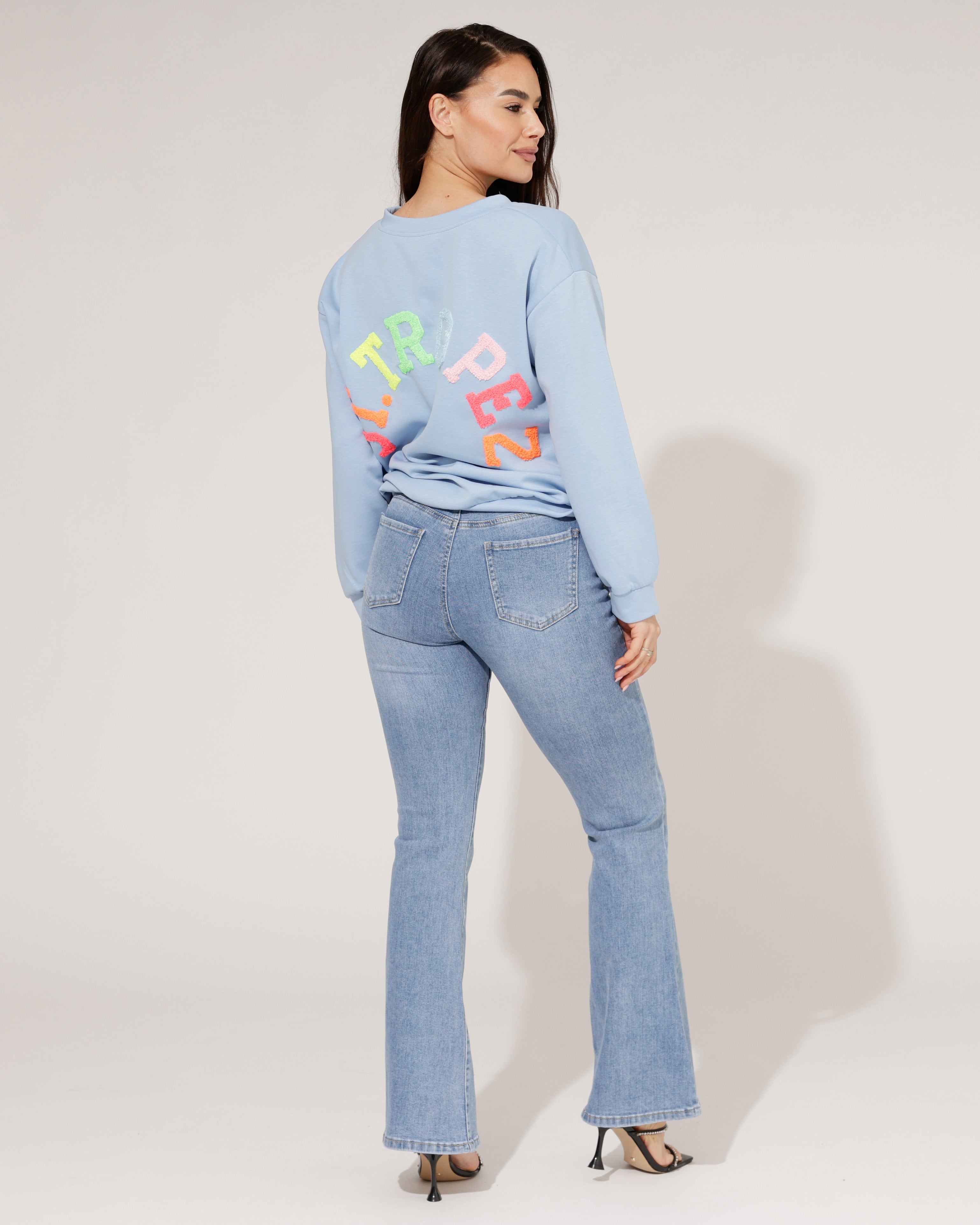 TANMESSO Geribbelde gebreide tops voor dames, lange mouwen, V-hals, slim getailleerd, herfst, casual T-shirt blouse, Gebroken Wit, L TANMESSO Geribbelde gebreide tops voor dames, lange mouwen, V-hals, slim getailleerd, herfst, casual T-shirt blouse, Gebroken Wit, L