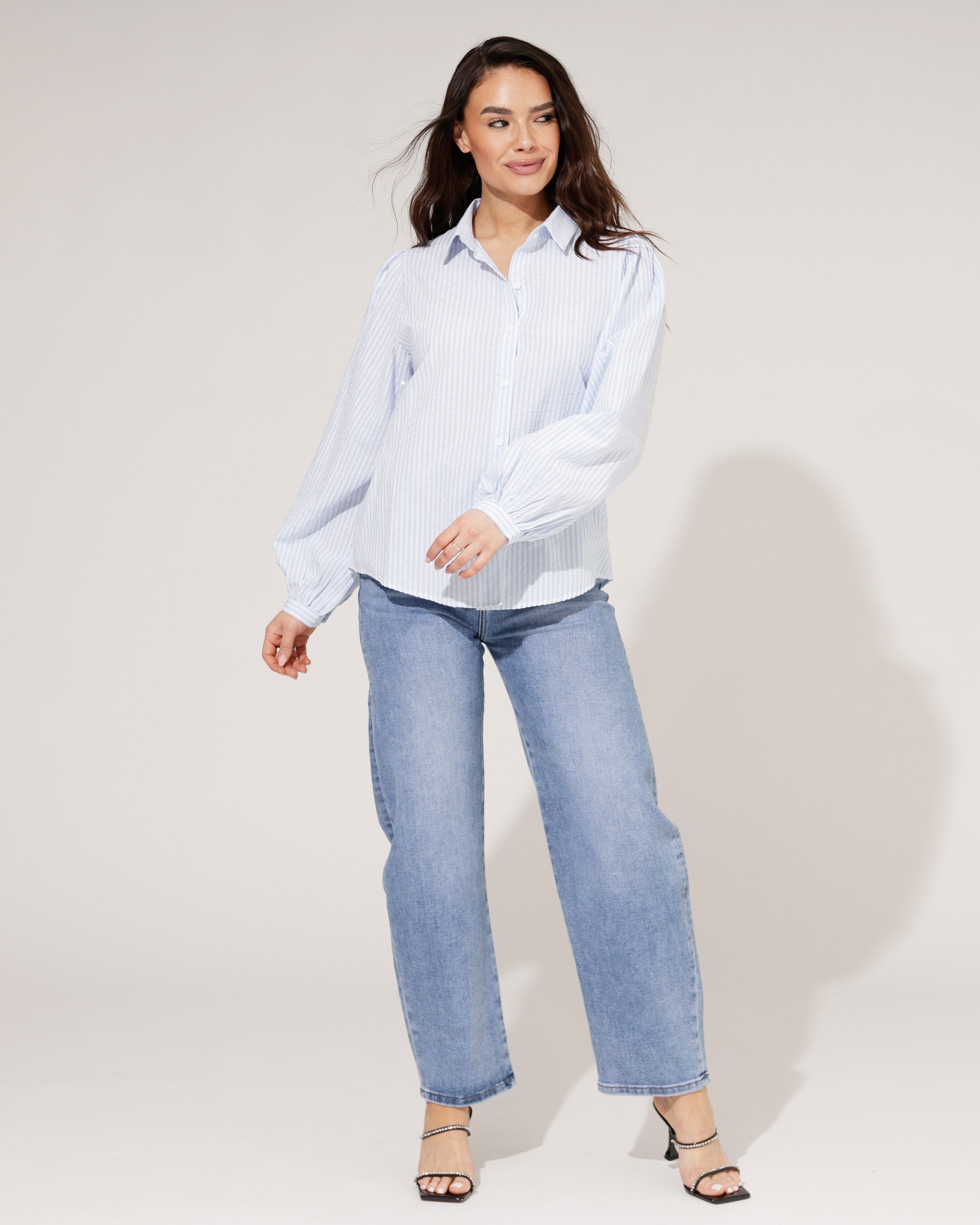Hello Miss | Barrel Jeans Savvy-2 Blauw
