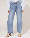 Hello Miss | Barrel Jeans Savvy-2 Blauw