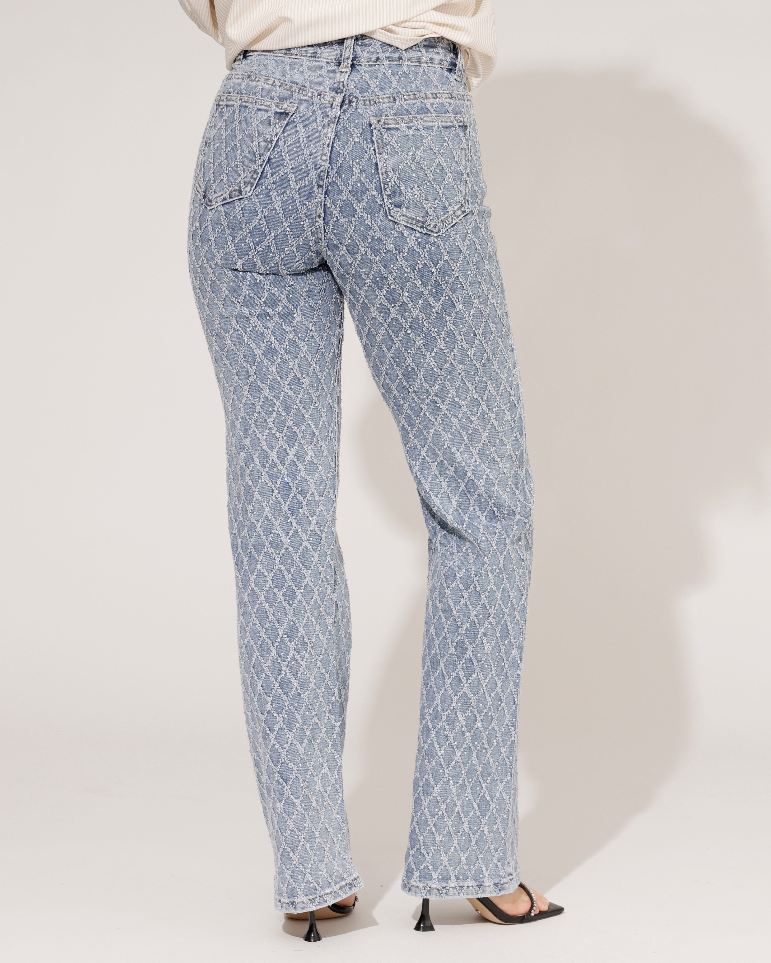 Hello Miss | Wide leg jeans Kyra-2 Blauw