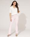 Yu & Me | Flared broek Lulu Lichtroze