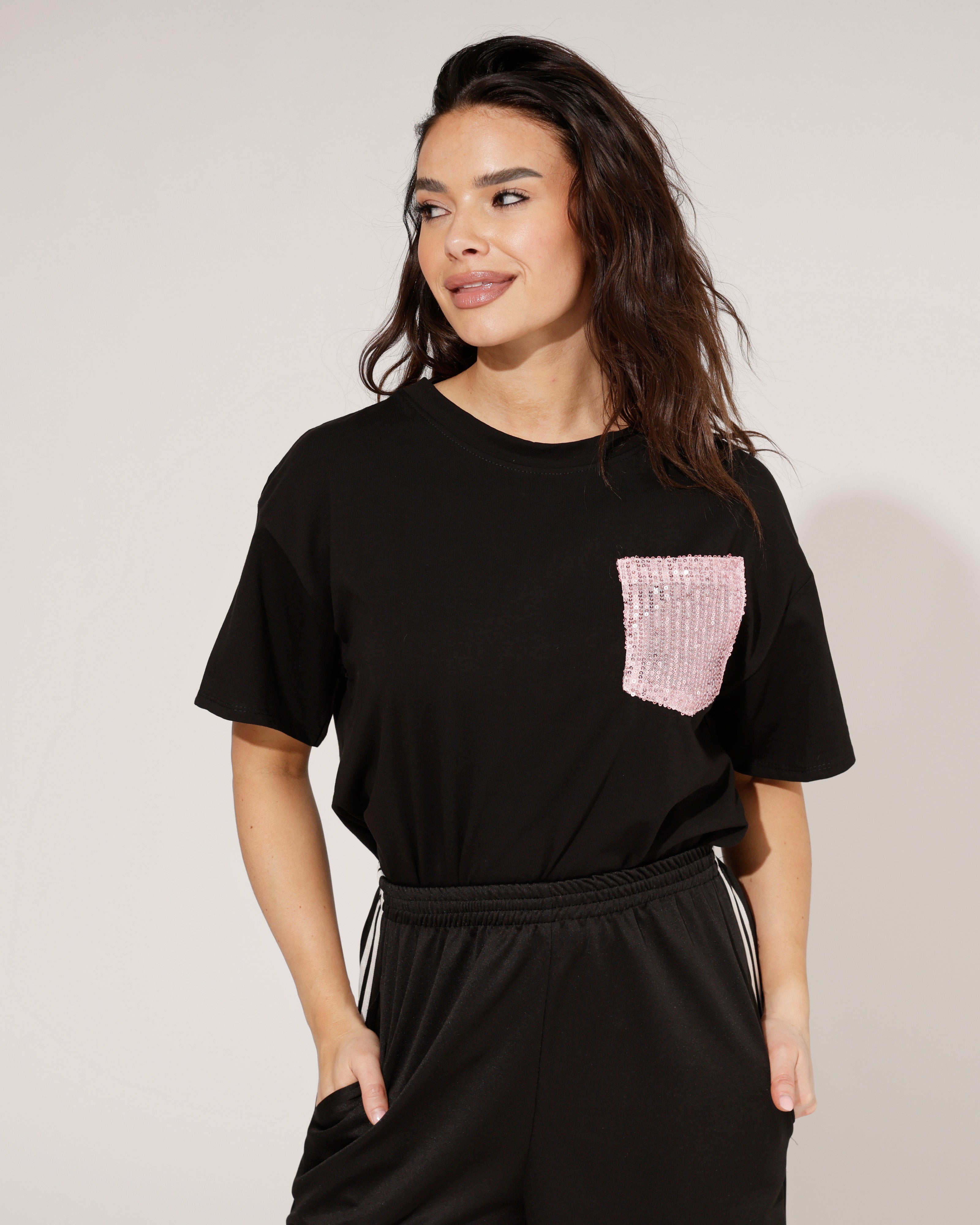 T-shirt Joney Zwart