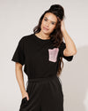 T-shirt Joney Zwart