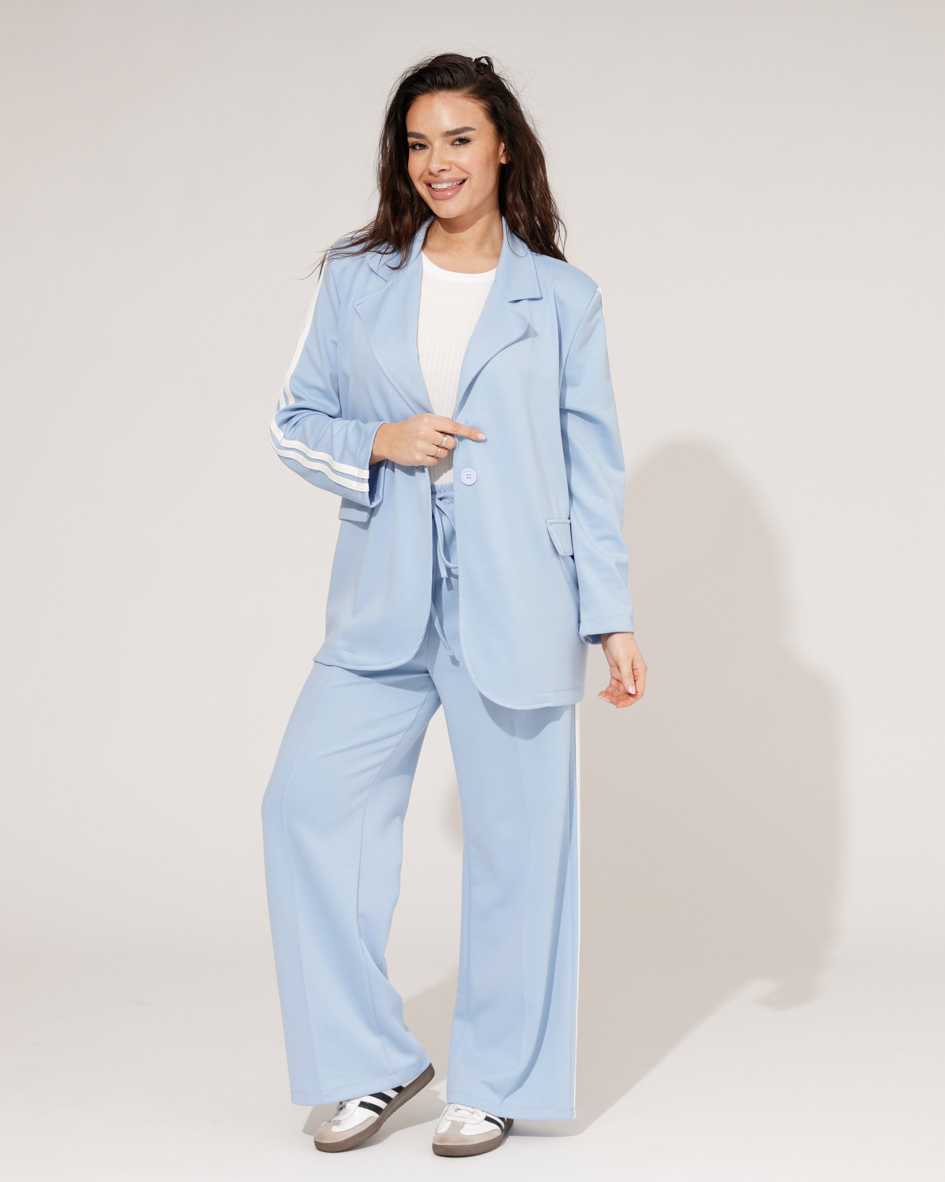 Co-ord set Elin Lichtblauw