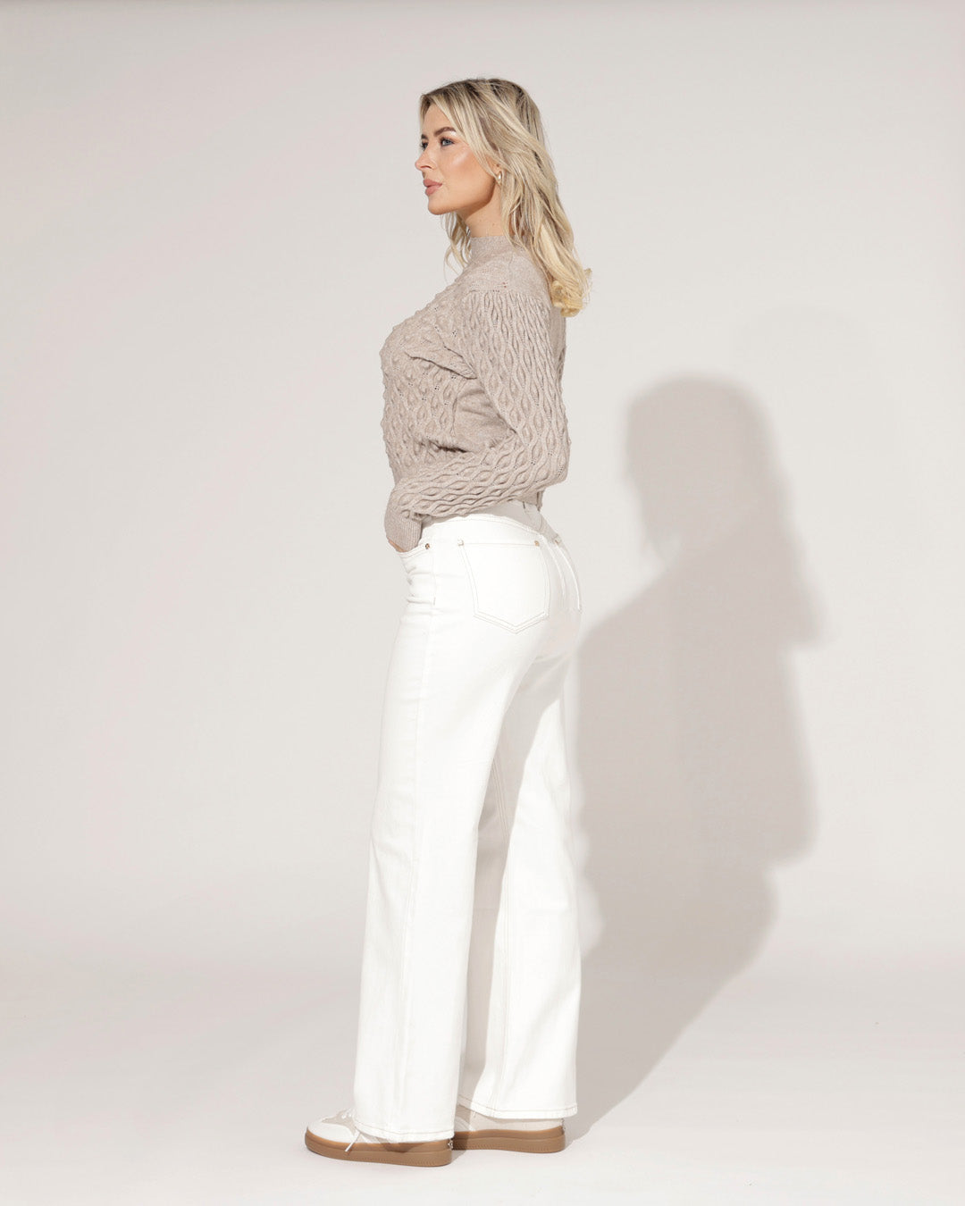Queen Hearts | Wide leg, Straight jeans Joelle-B1 Roomwit