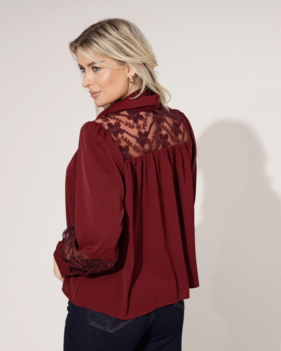 Blouse Besley Bordeaux