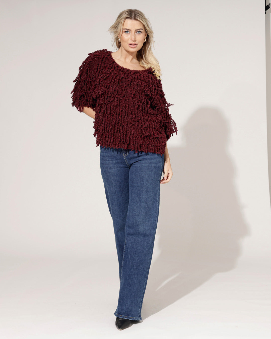 Boucle trui Gigi Bordeaux