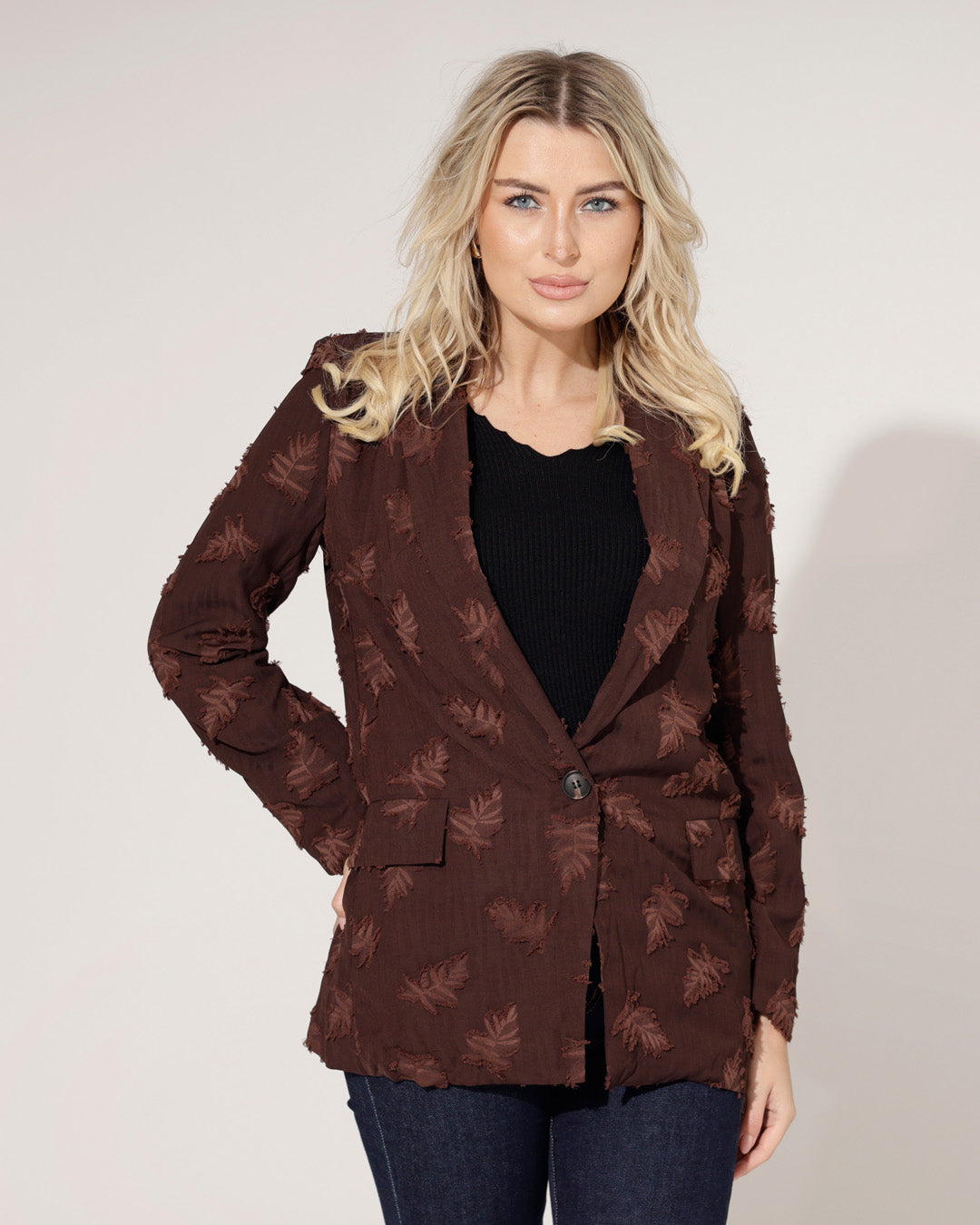 Blazer Reza Donkerbruin