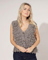 Boucle gilet Quinty Taupe