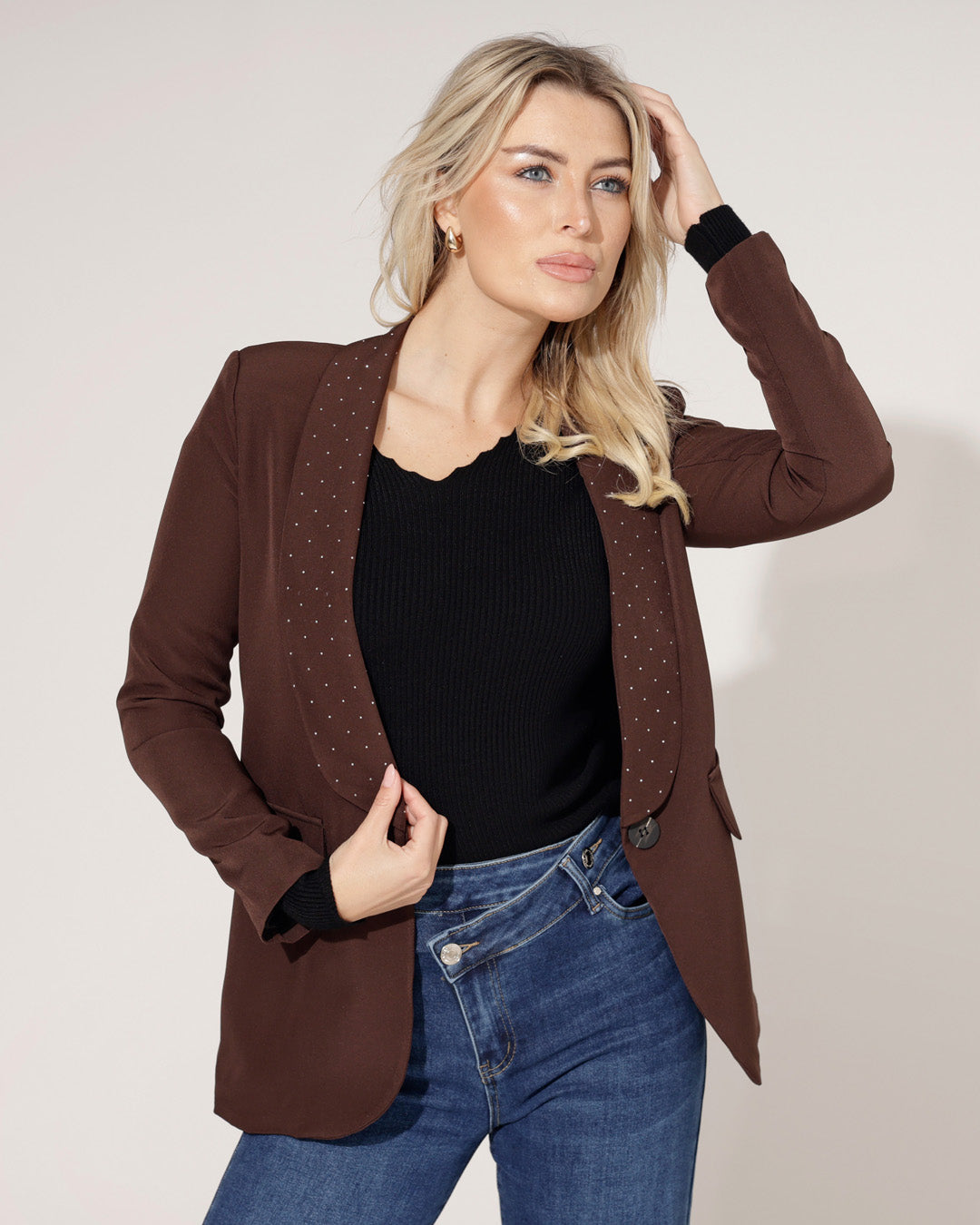 Blazer Christie Donkerbruin