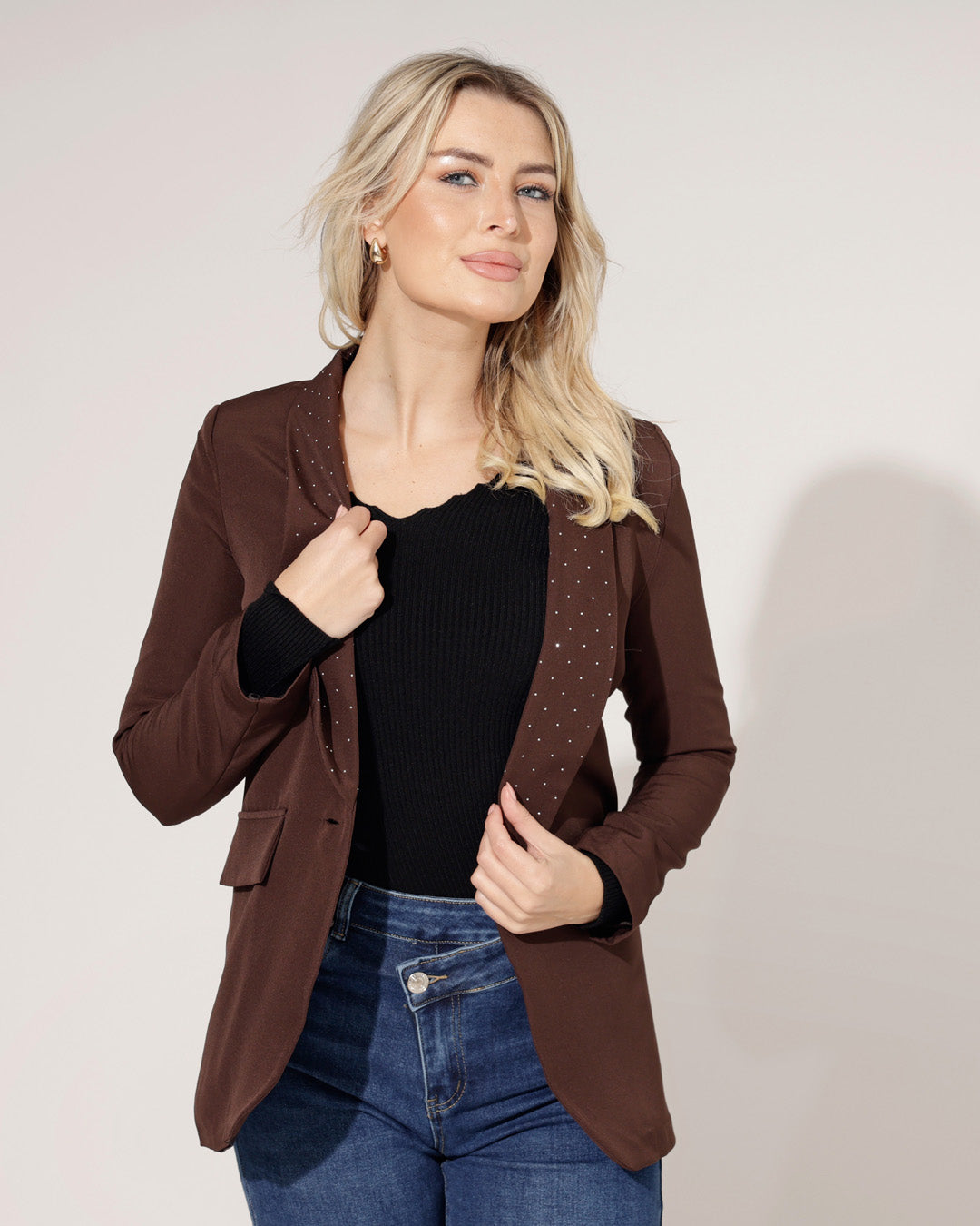 Blazer Christie Donkerbruin