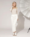 Wijde broek Joyce Roomwit