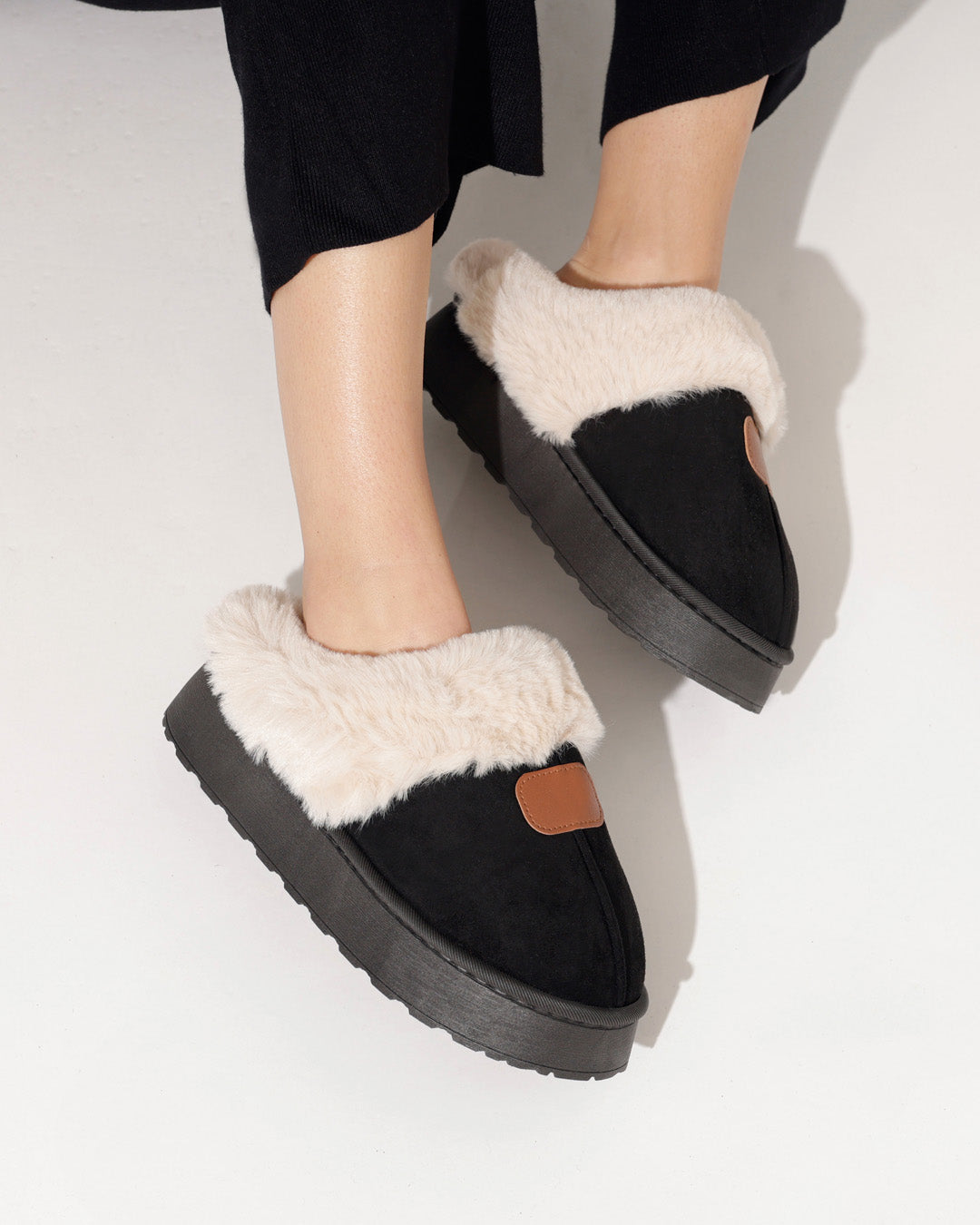 Pantoffel Macey Zwart