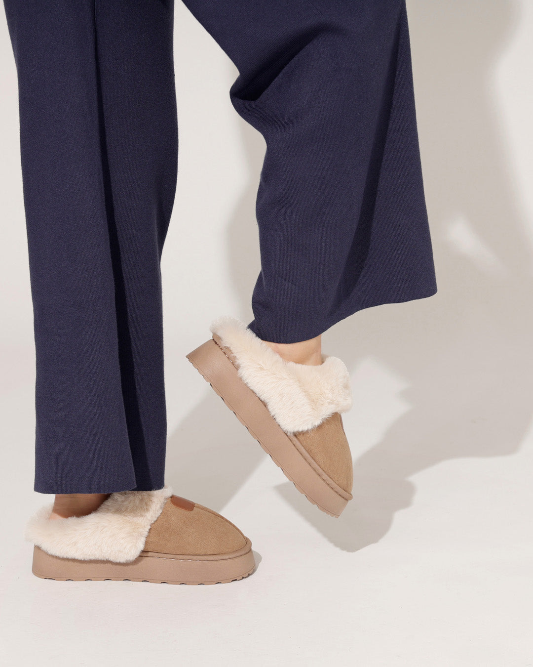 Pantoffel Macey Taupe