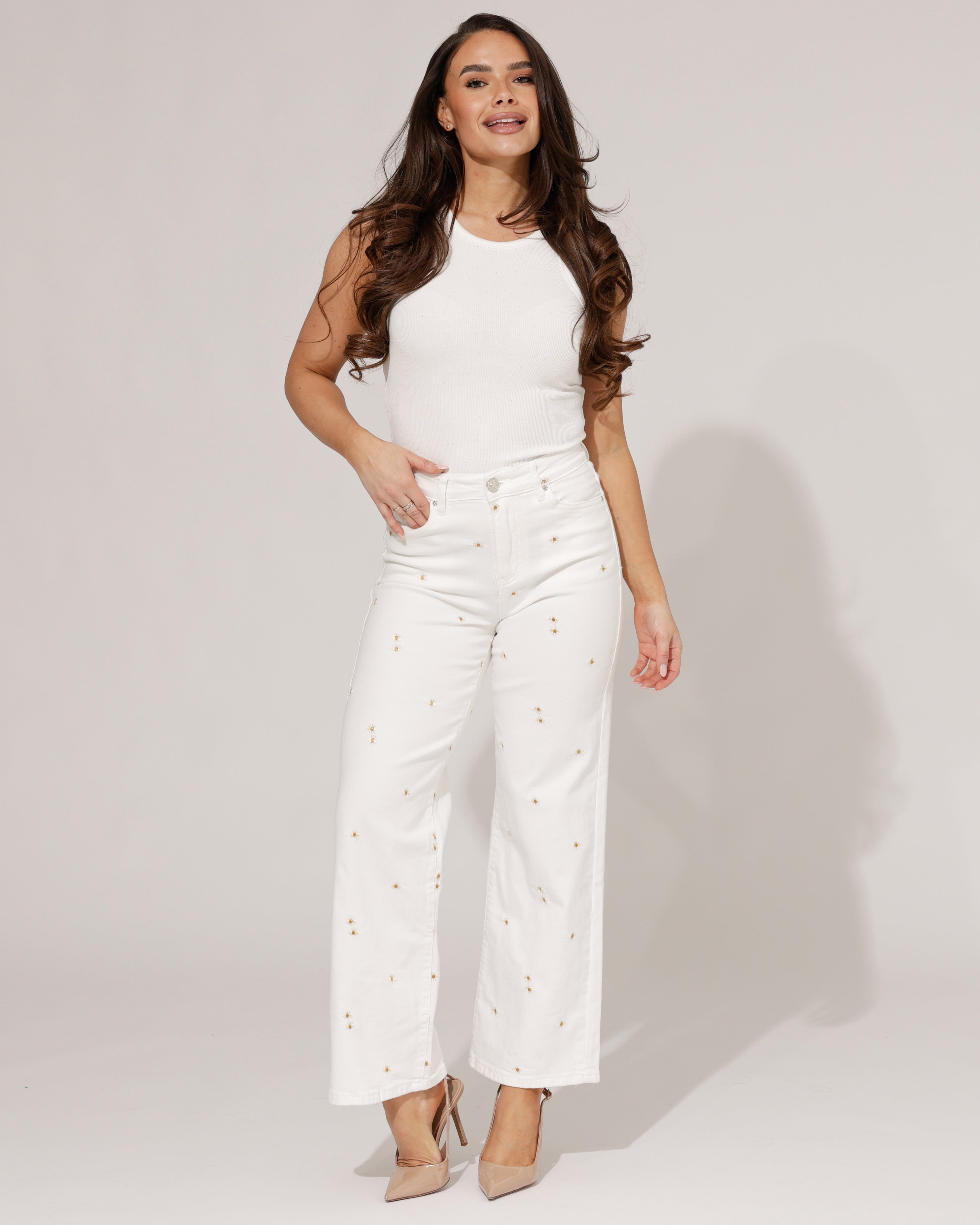 Goodies | Wide leg jeans Kyra Wit