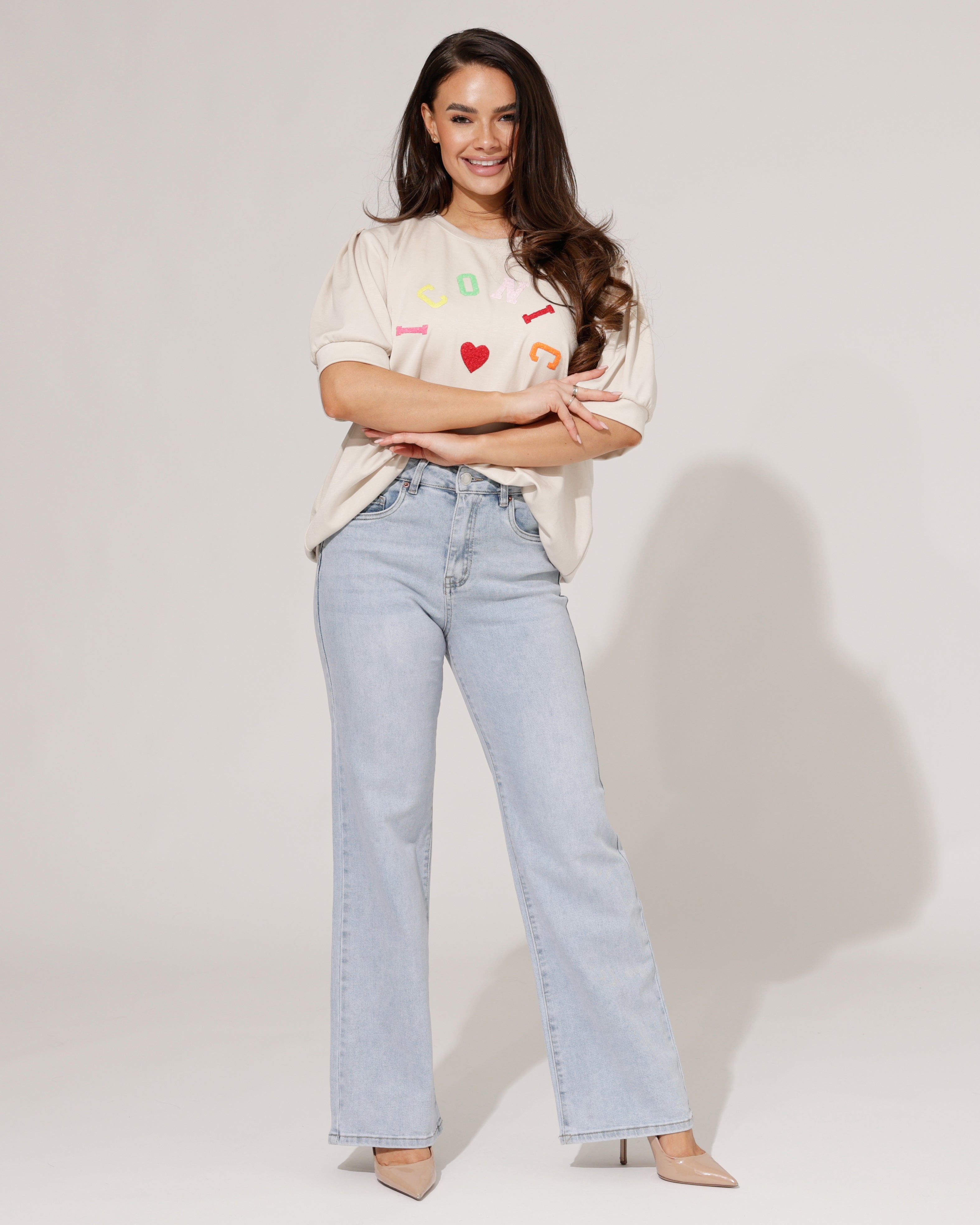 Norfy | Straight jeans Yill-1 Blauw