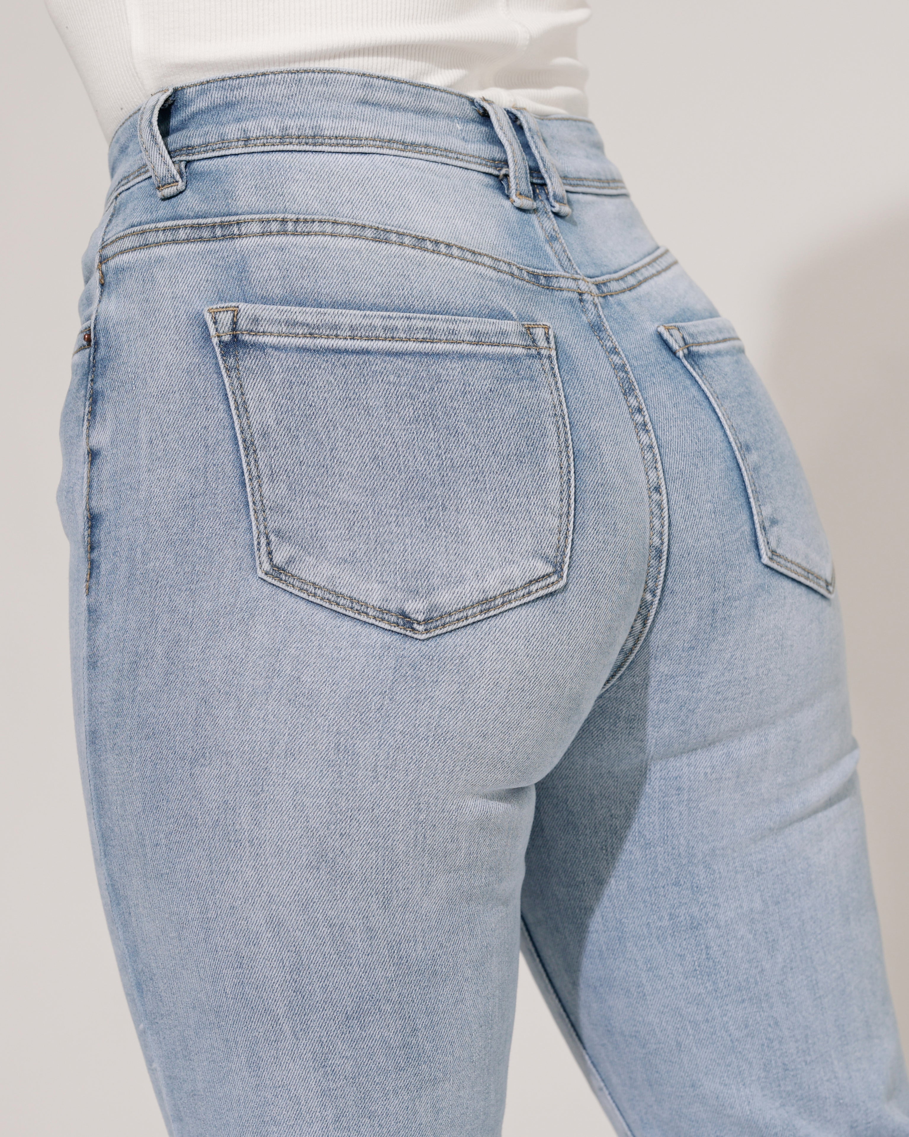Norfy | Straight jeans Yill-1 Blauw