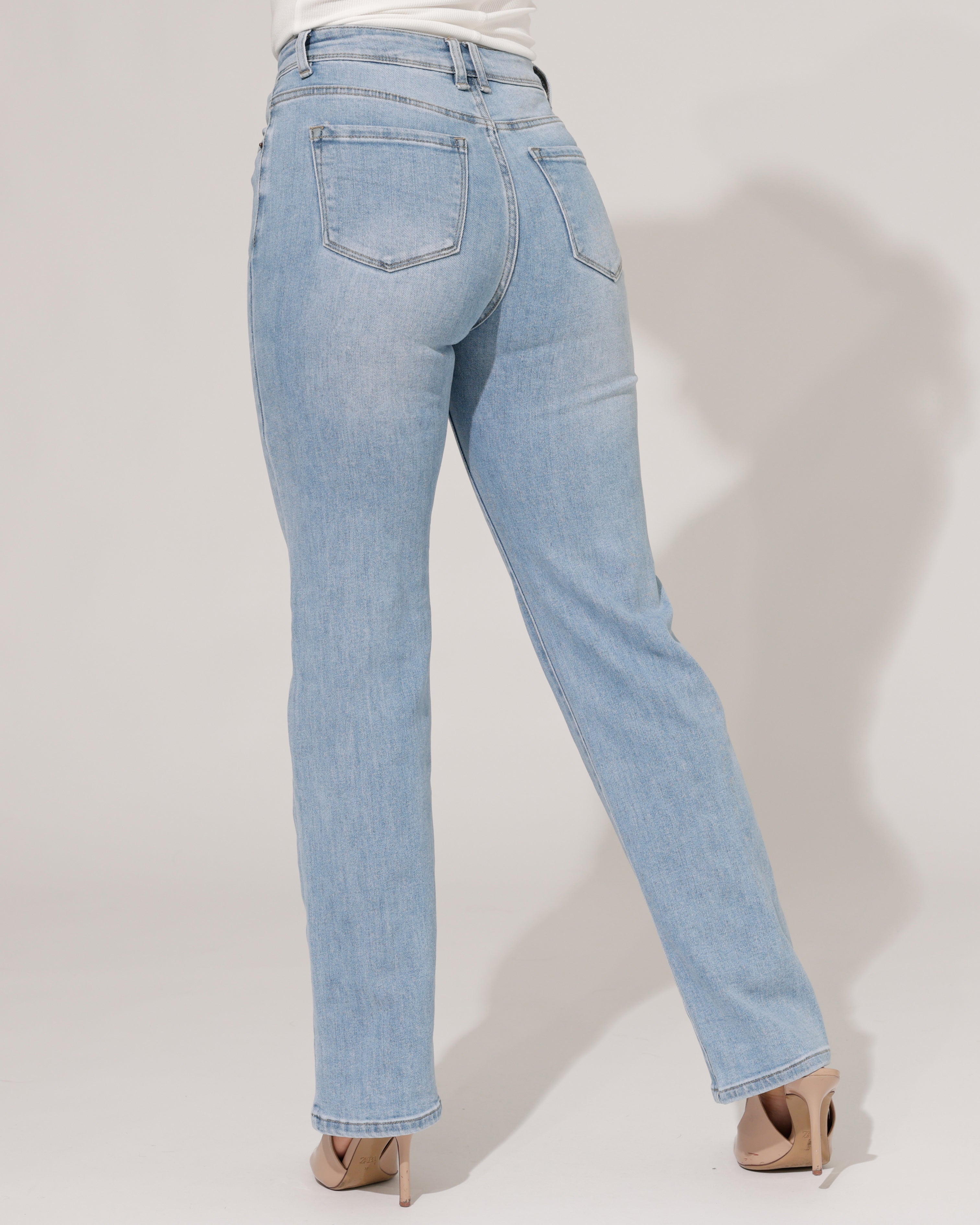 Norfy | Straight jeans Kimmie-1 Blauw