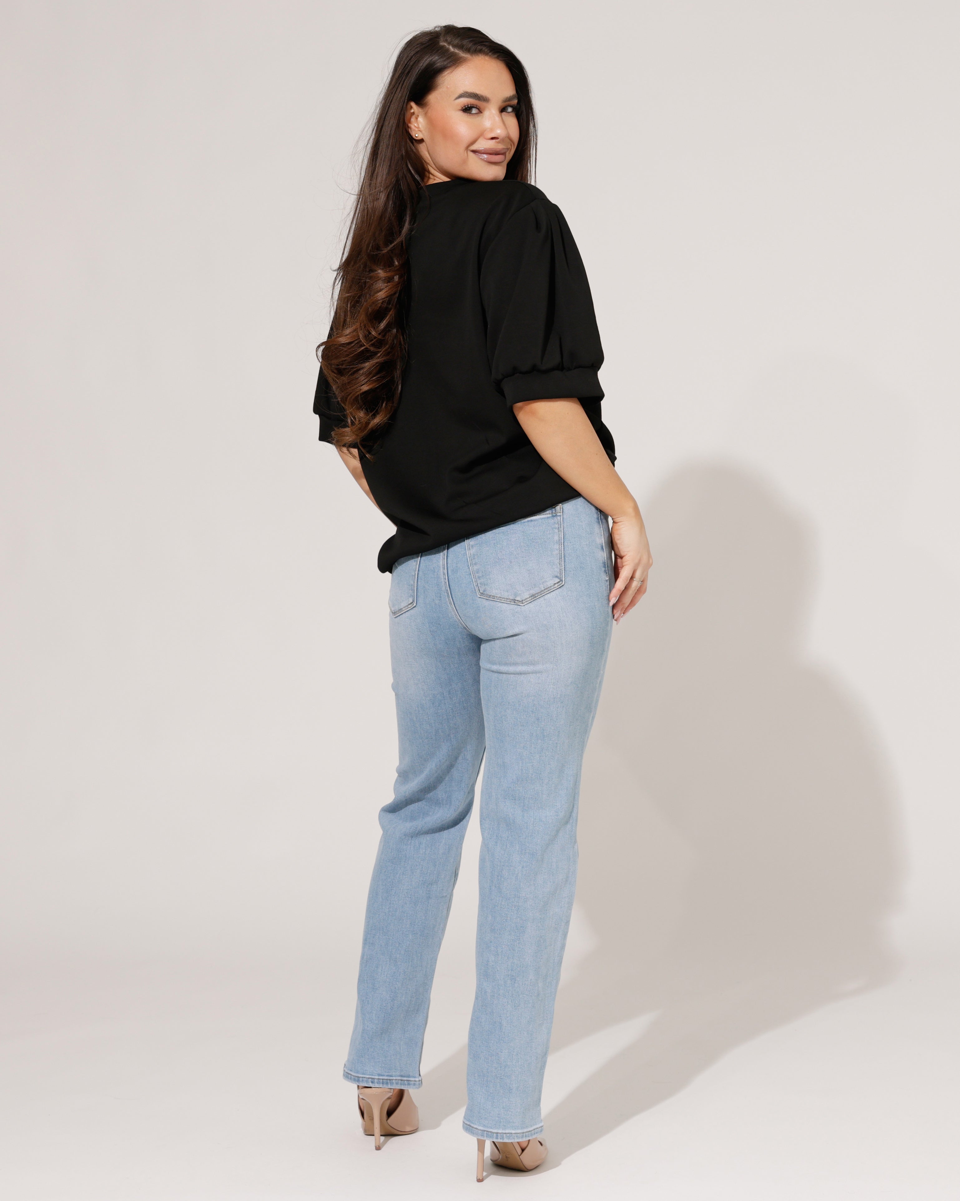 Norfy | Straight jeans Kimmie-1 Blauw