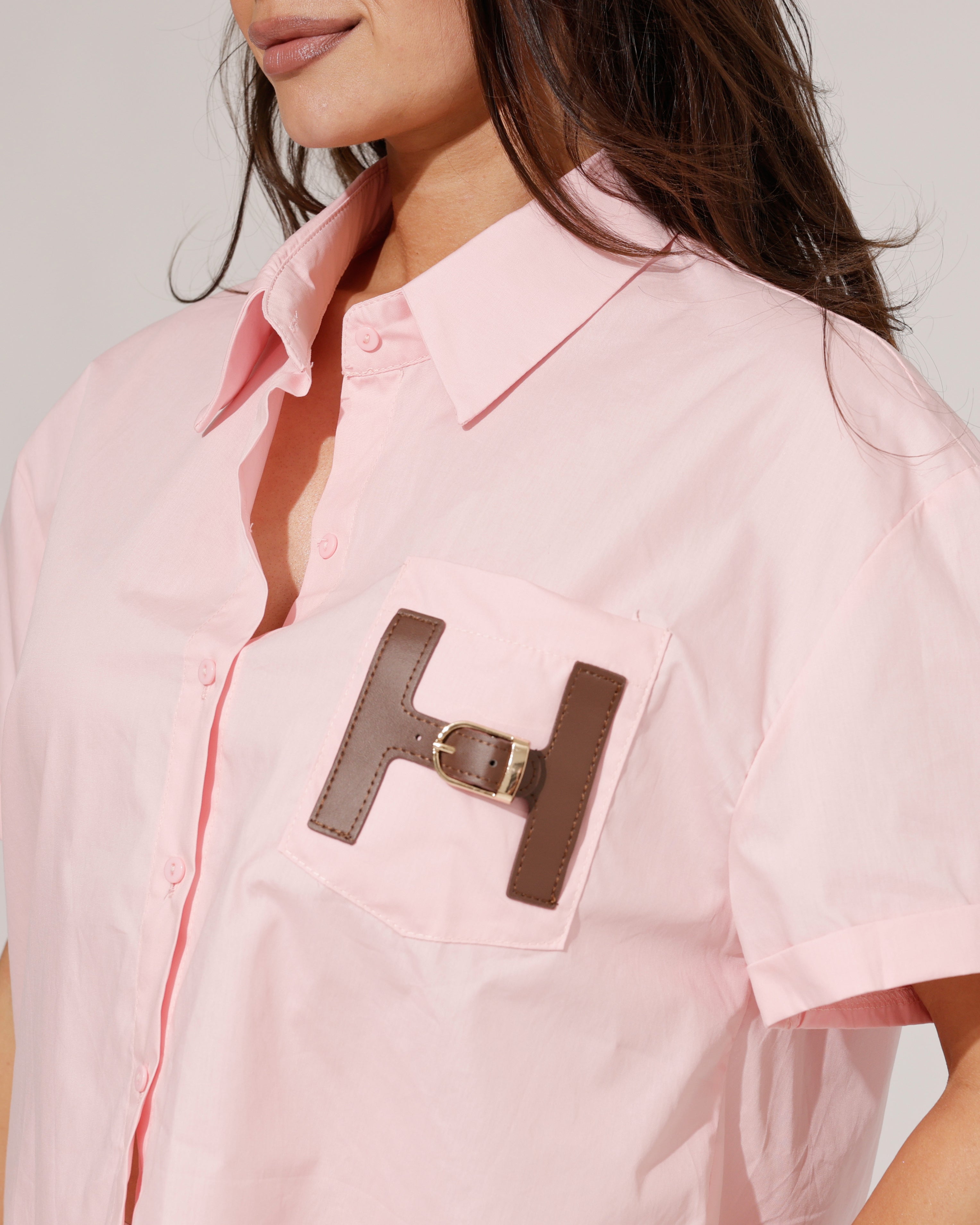 Kortvallende blouse Yva Roze