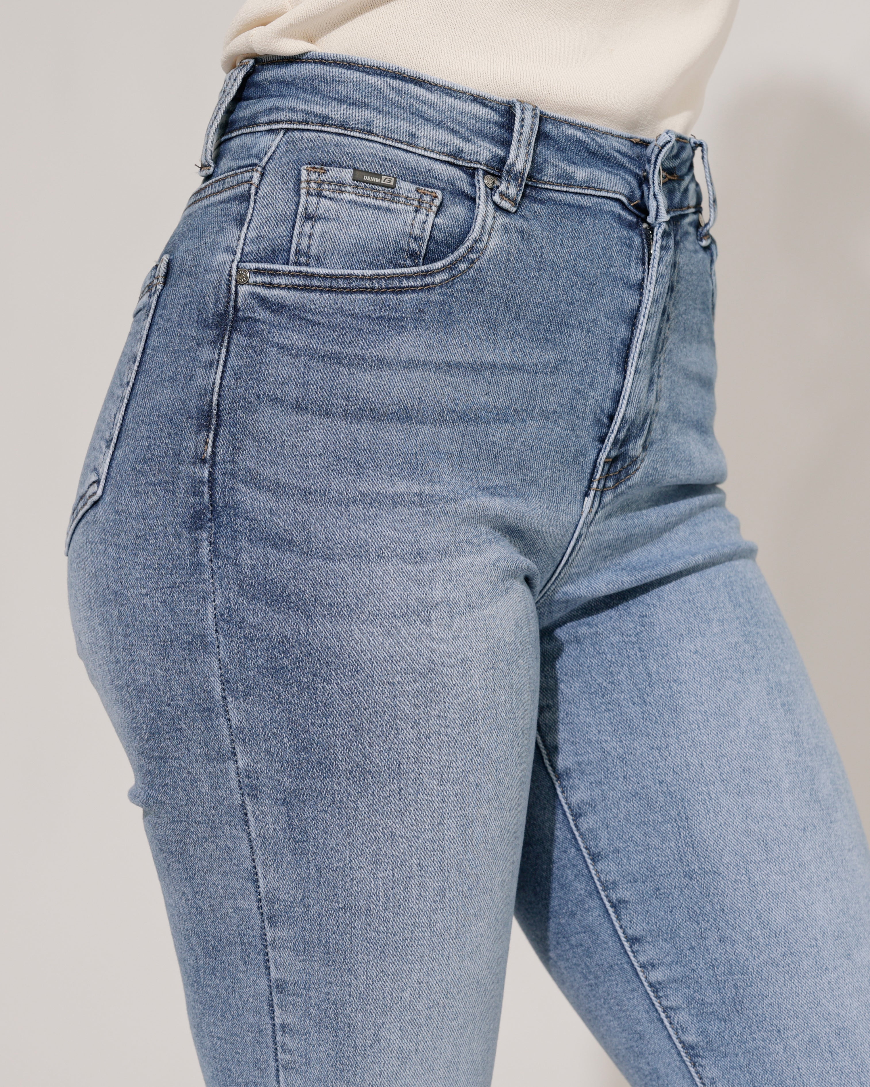 Hello Miss | Mom jeans Lela-9 Blauw