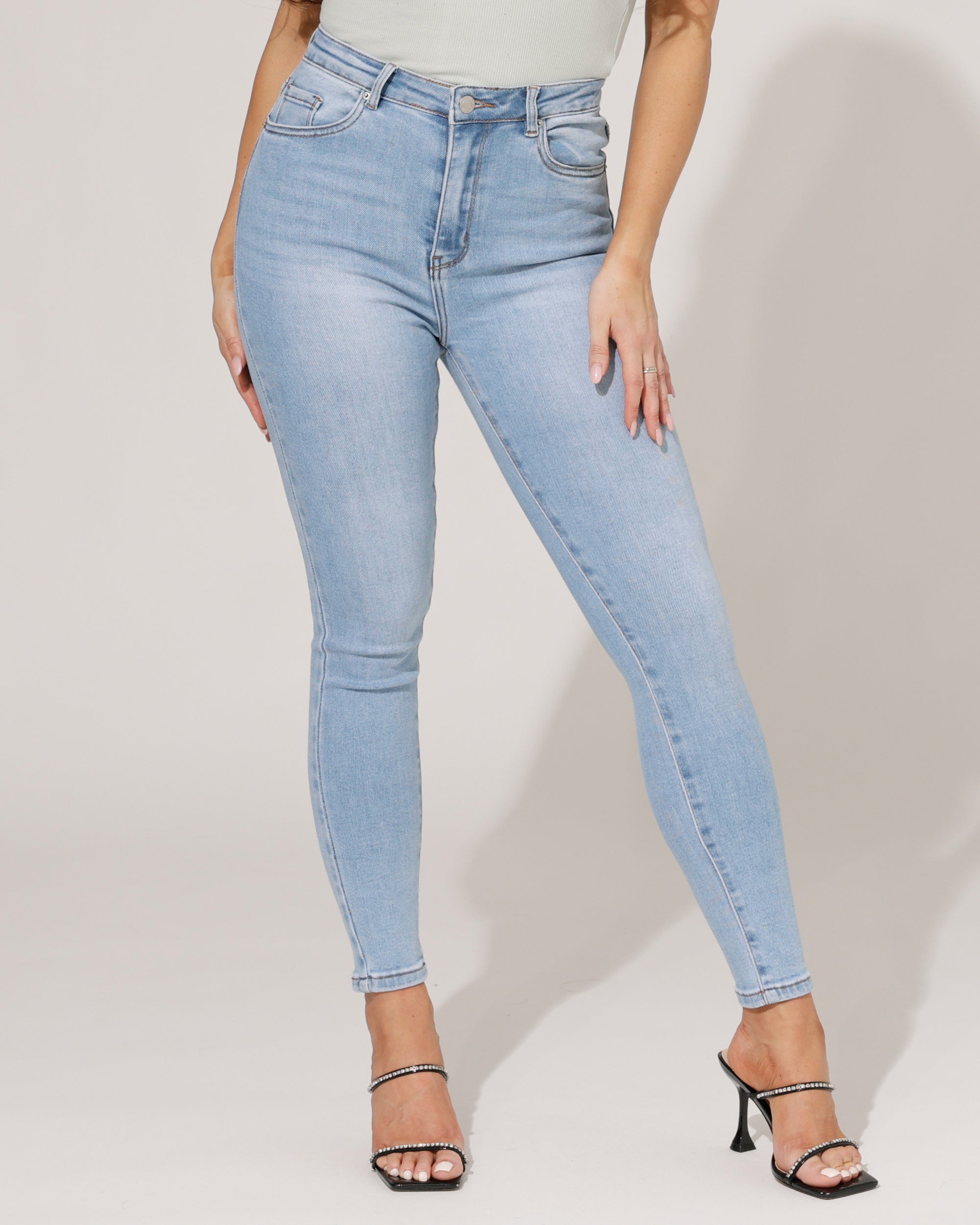 VS Miss | Skinny jeans, high waist Mila Blauw