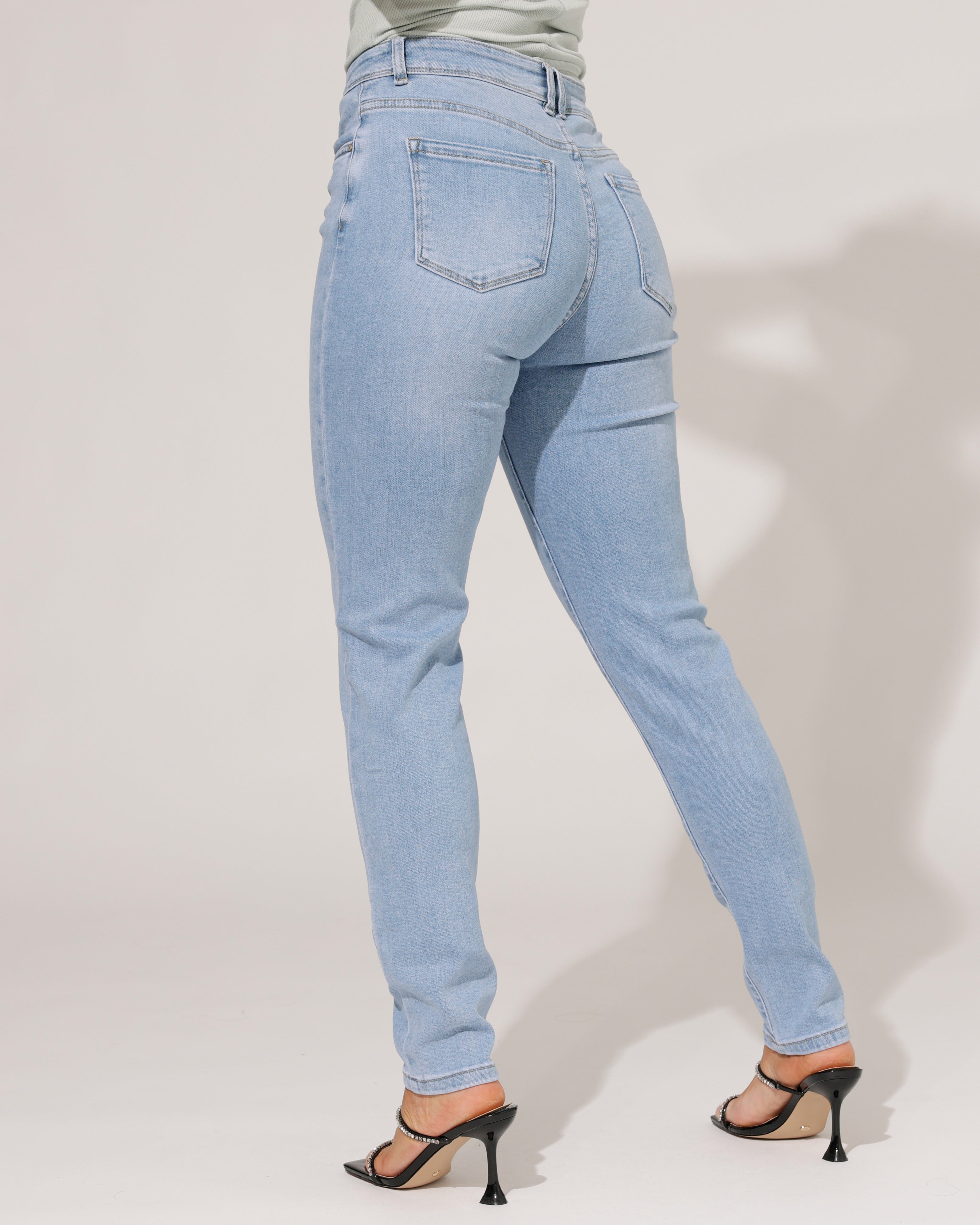 Norfy | Skinny jeans Noia-1 Lichtblauw