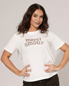 T-shirt Merci Wit