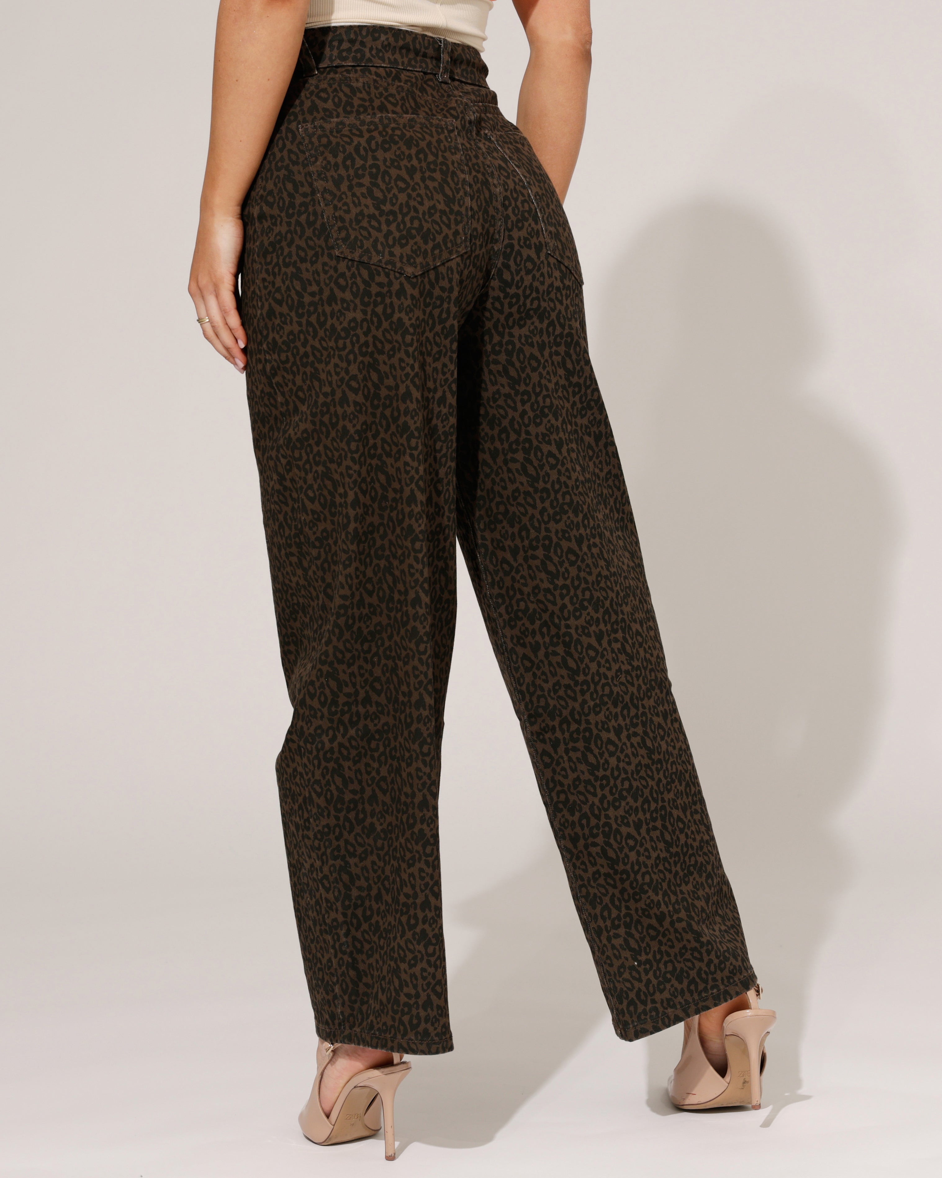 VS Miss | Barrel jeans Faye Panter Bruin