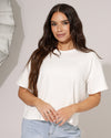Basic T-shirt Natas Wit