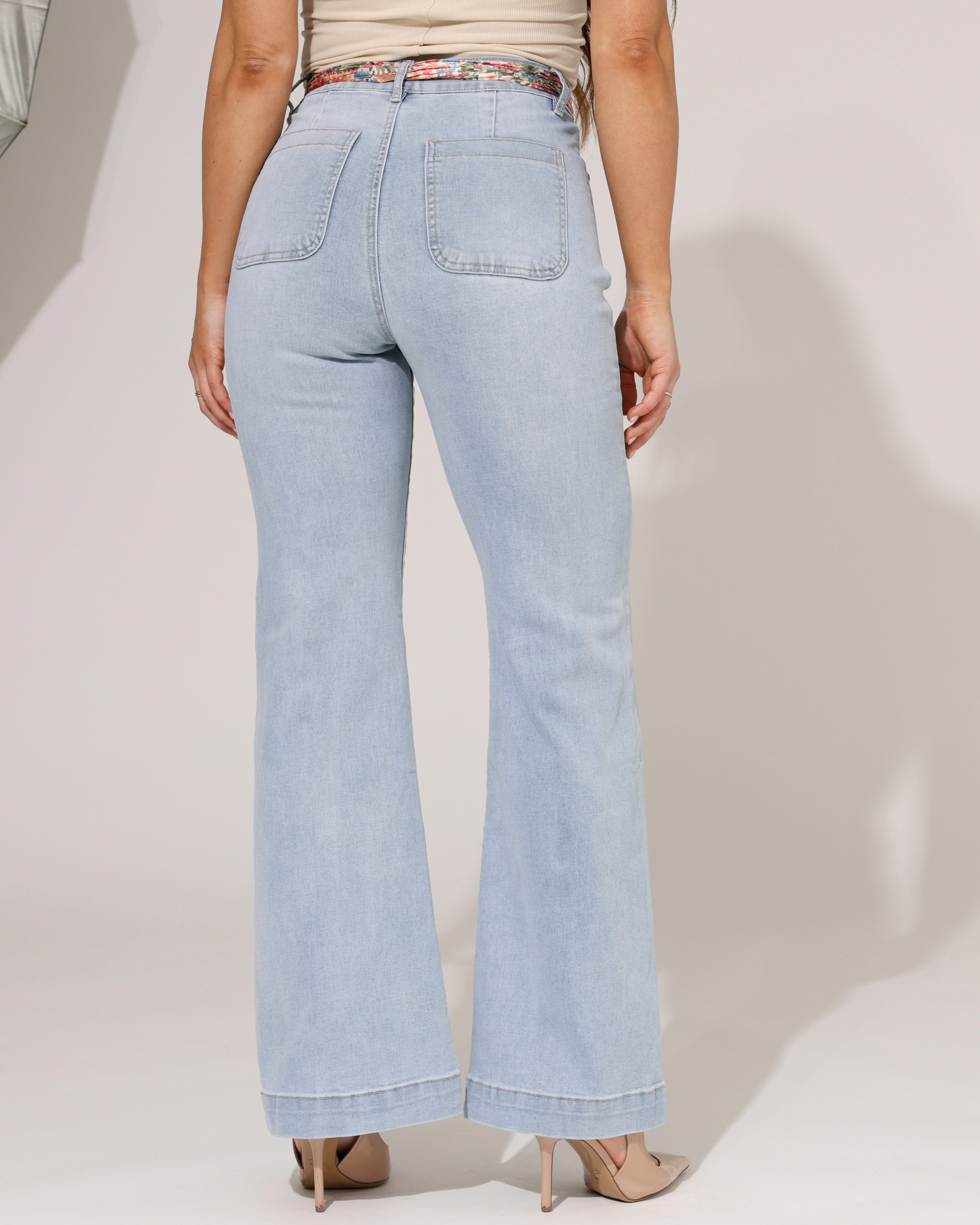 ZAC & ZOE | Wide leg jeans Mindey-N Lichtblauw