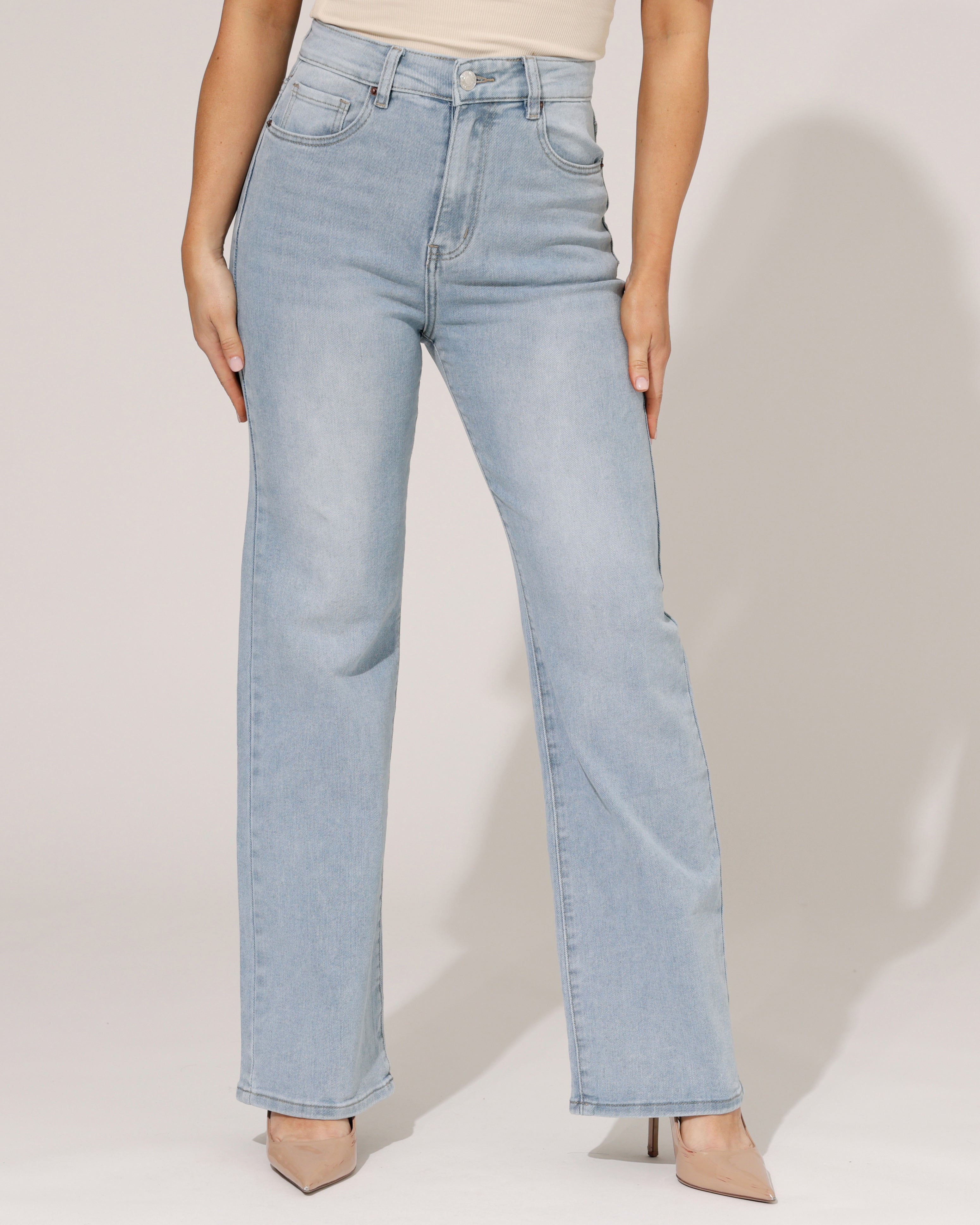 VS Miss | Wide leg jeans Jinthe Blauw