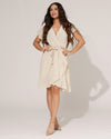 Overslag jurk Kailey Beige