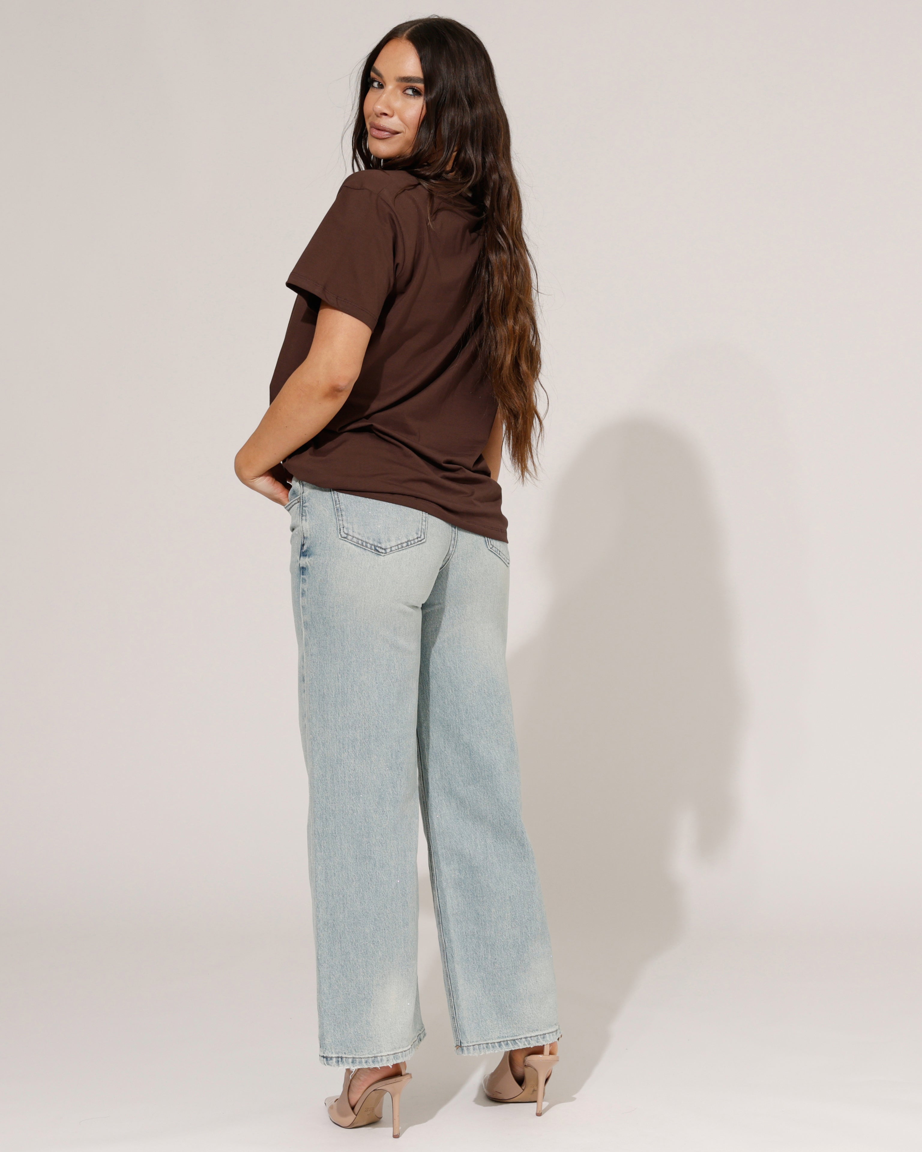 Folyrose | Wide leg jeans Roxanne Lichtblauw