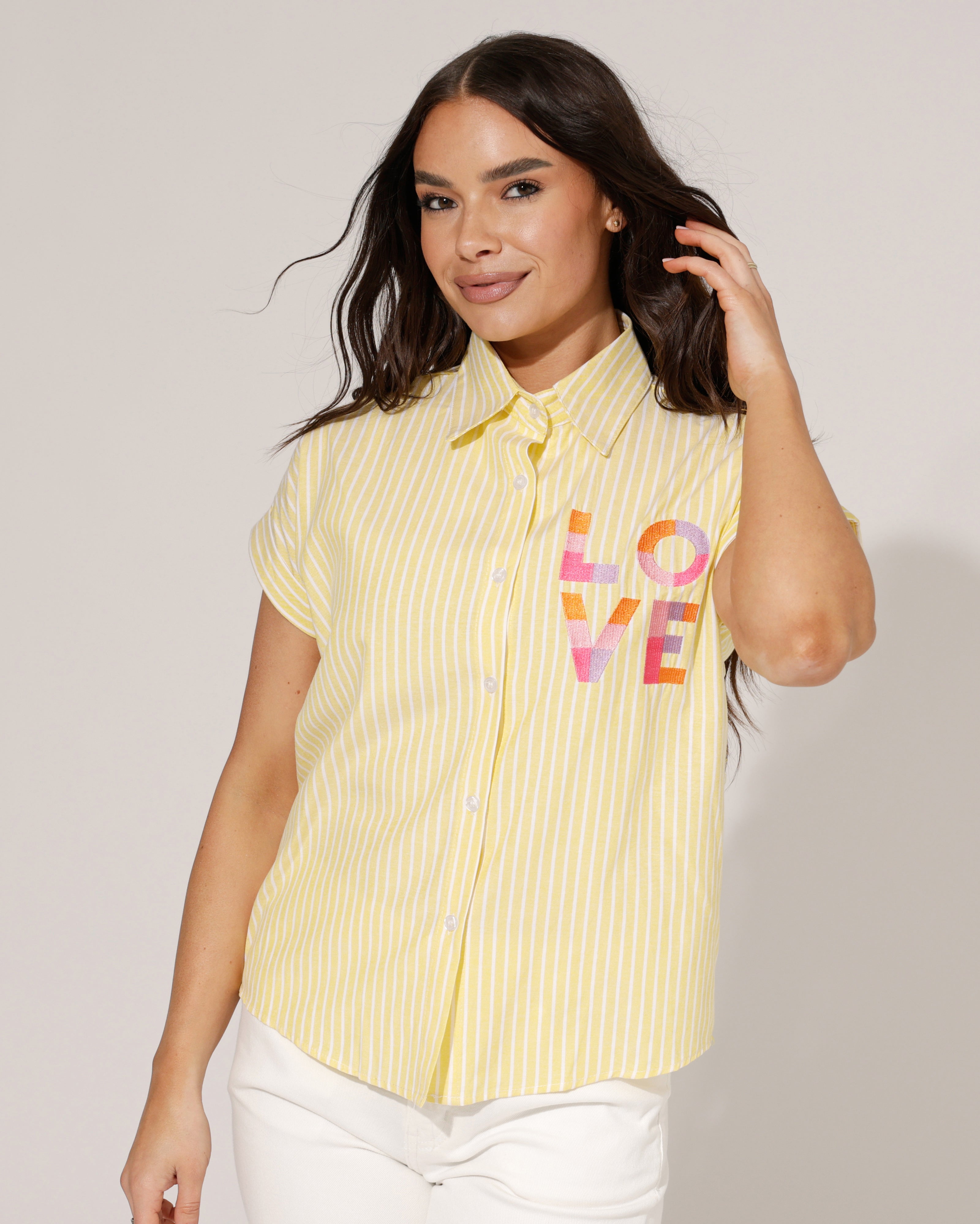 Blouse Selflove Geel