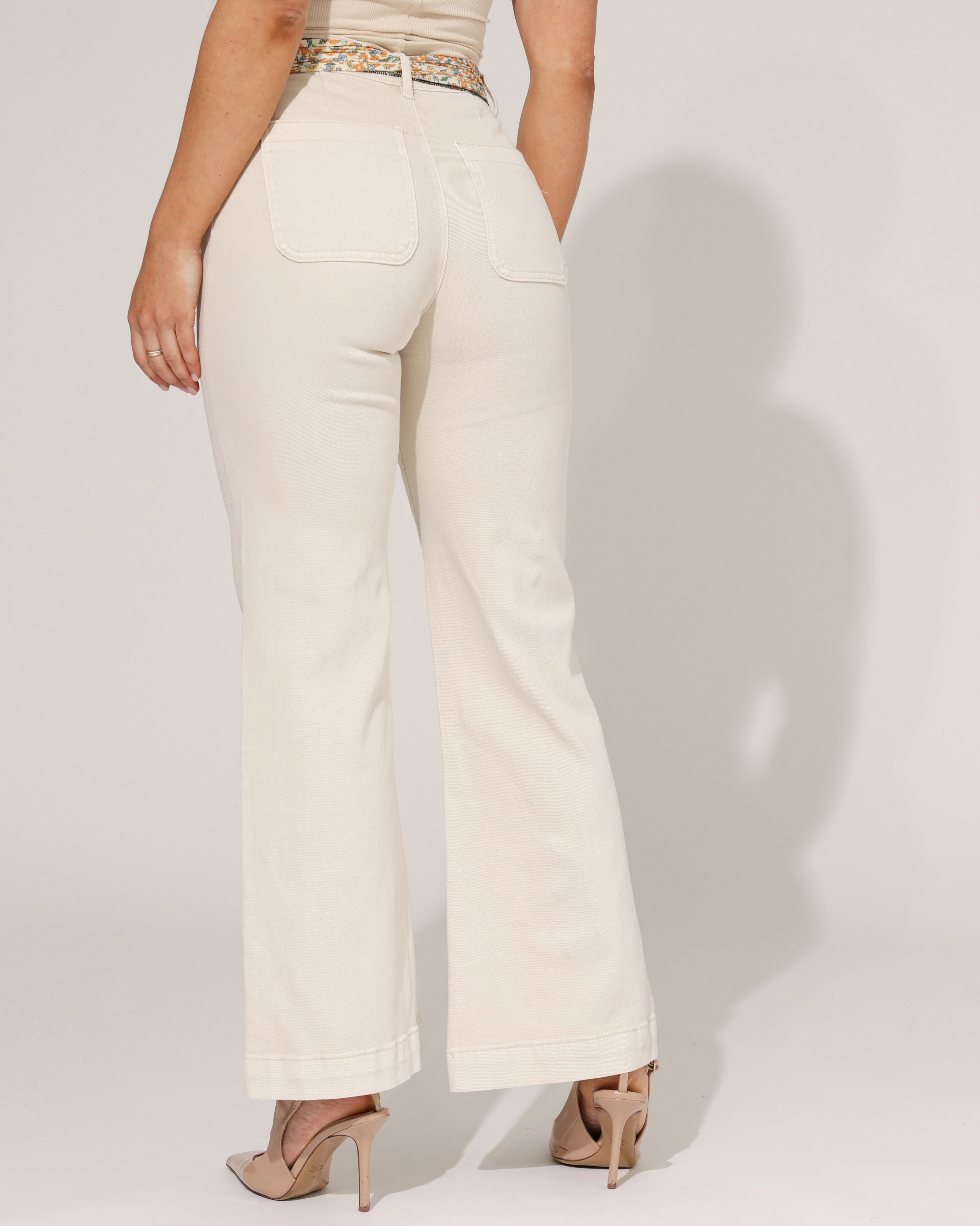 ZAC & ZOE | Wide leg jeans Mindey-B Beige