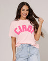 T-shirt Ciao! Lichtroze