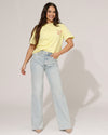 Queen Hearts | Wide leg jeans Nina-22 Lichtblauw