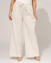 Wijde broek Mira Beige