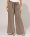 Wijde broek Mira Taupe