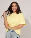 Basic T-shirt Natas Geel