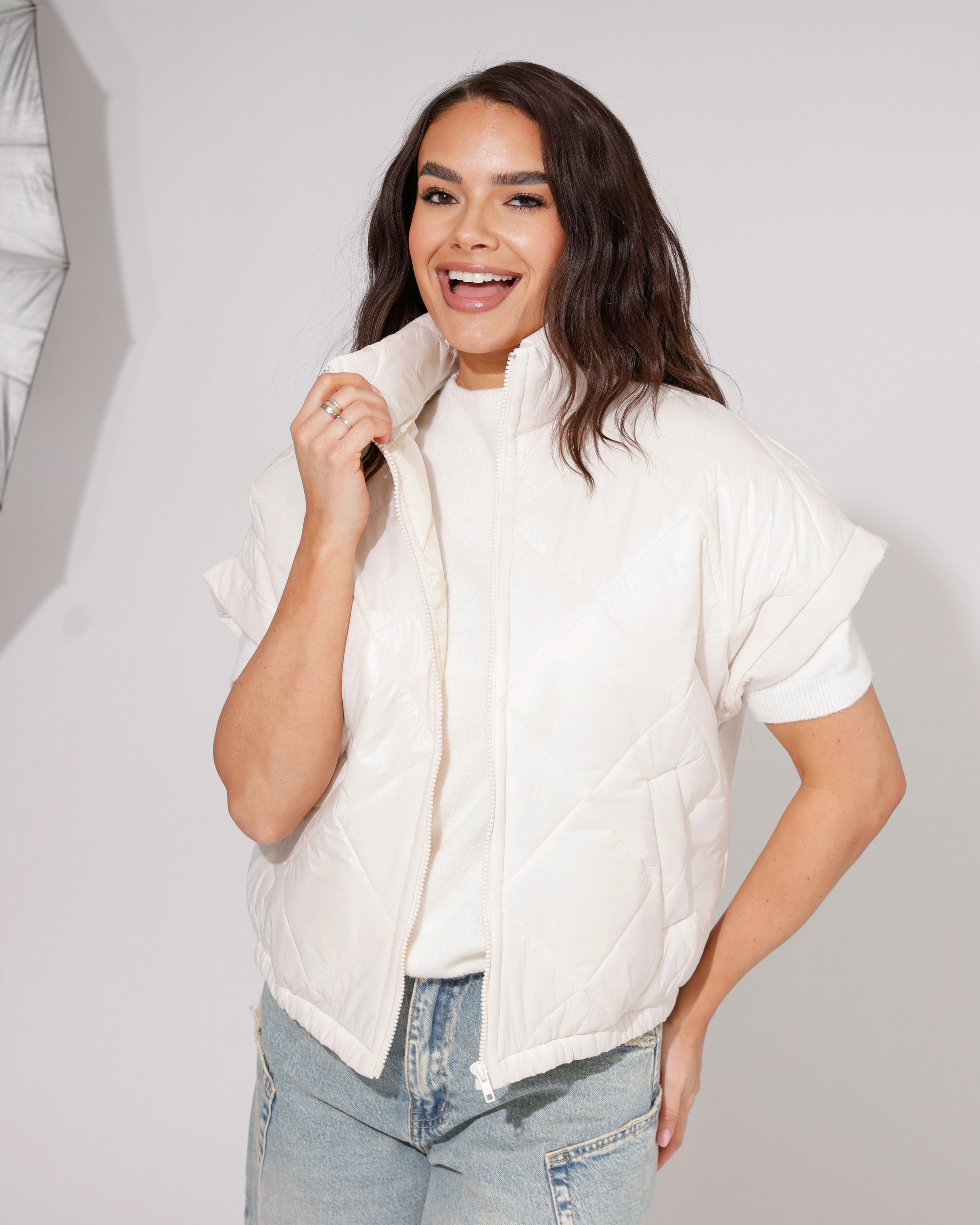 Bodywarmer Nance Beige