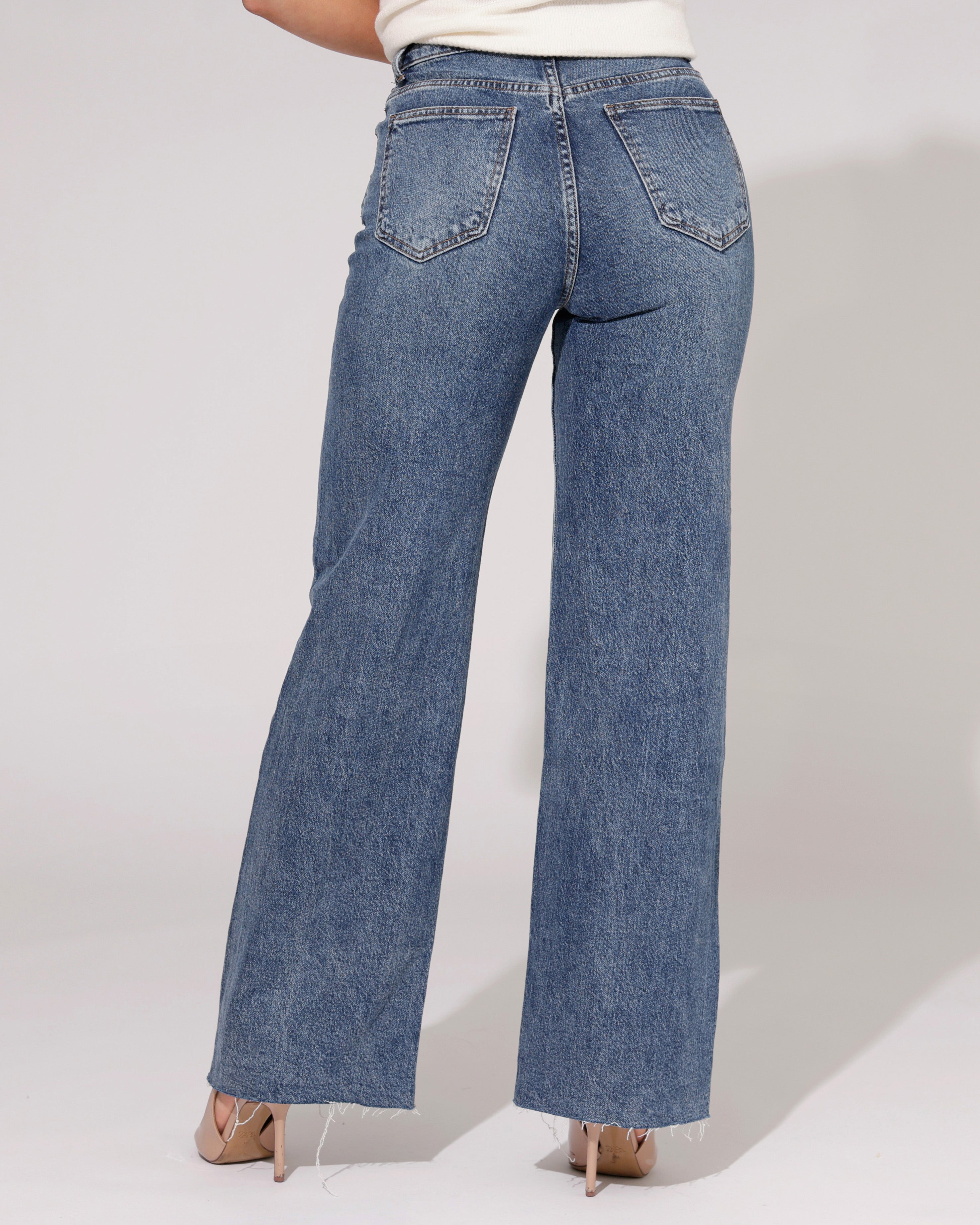 Folyrose | Wide leg jeans Cici Blauw