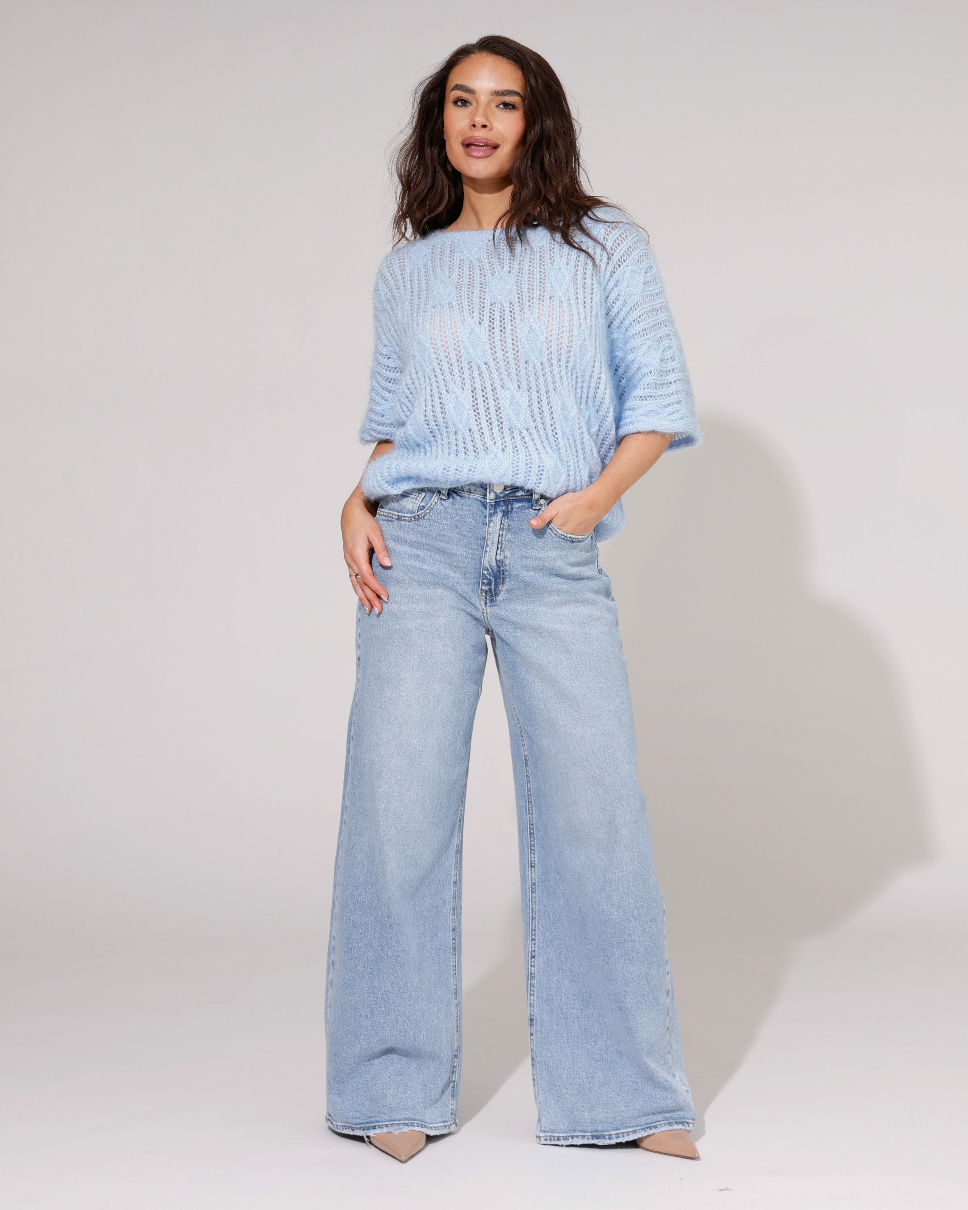 Queen Hearts | Barrel jeans Nena Blauw